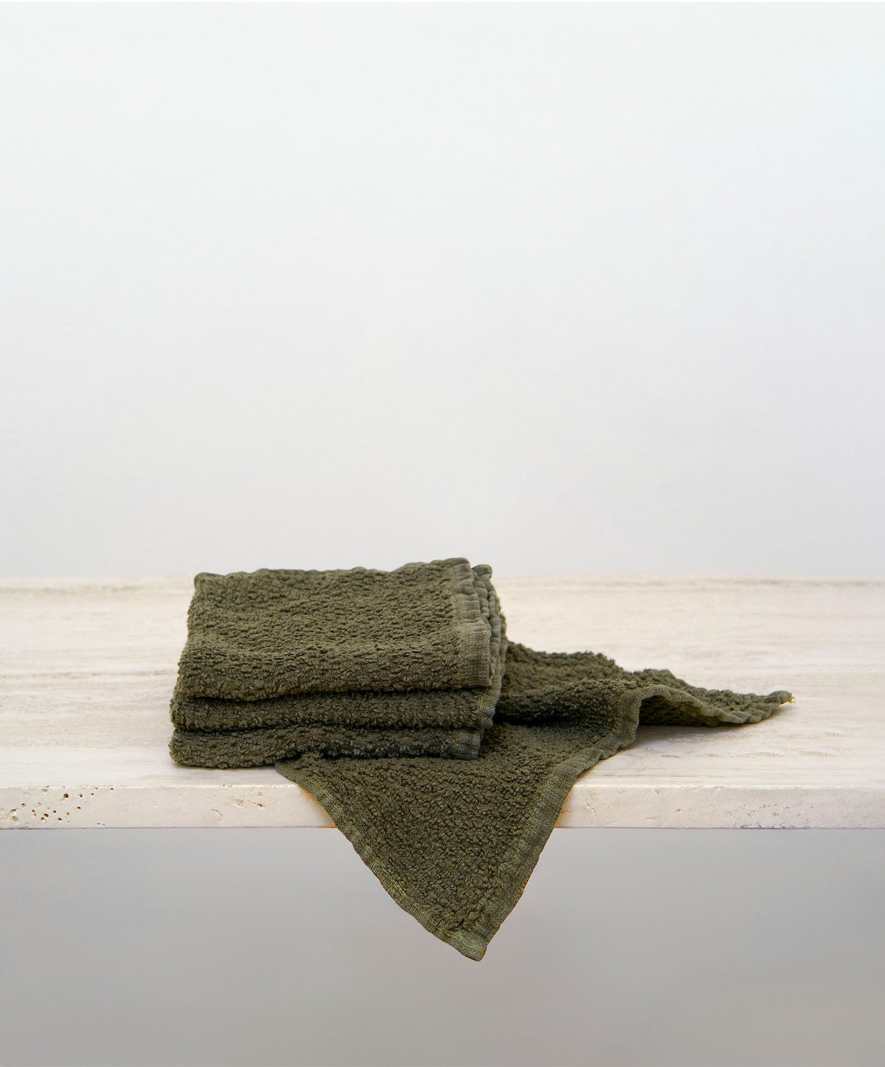 Forest Linen Washcloth Set for Daily Bathing