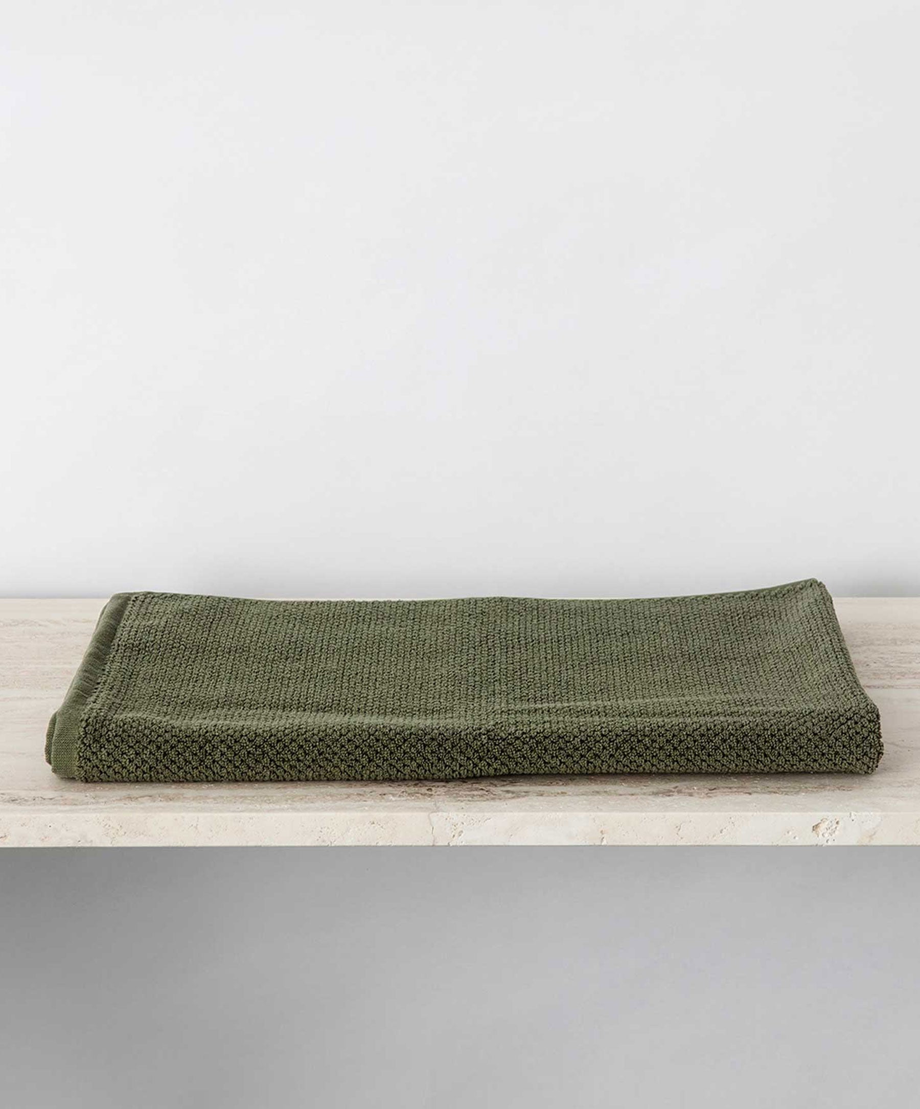Forest Textured Cotton Bathroom Floor Mat