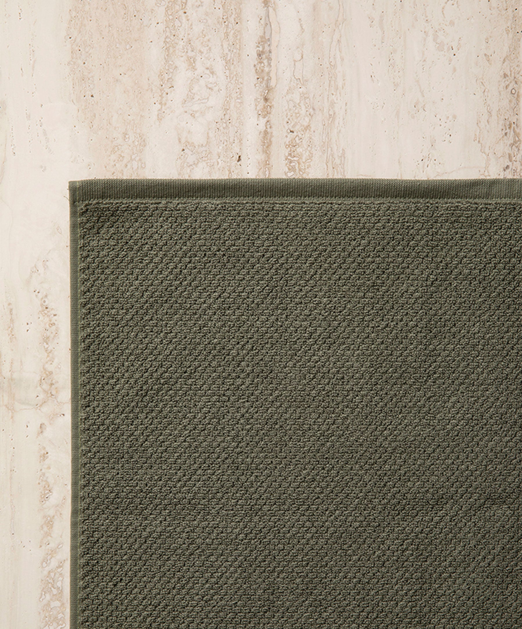 Forest Textured Cotton Bathroom Floor Mat - Image 2