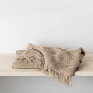 Natural Linen Absorbent Everyday Bath Towel