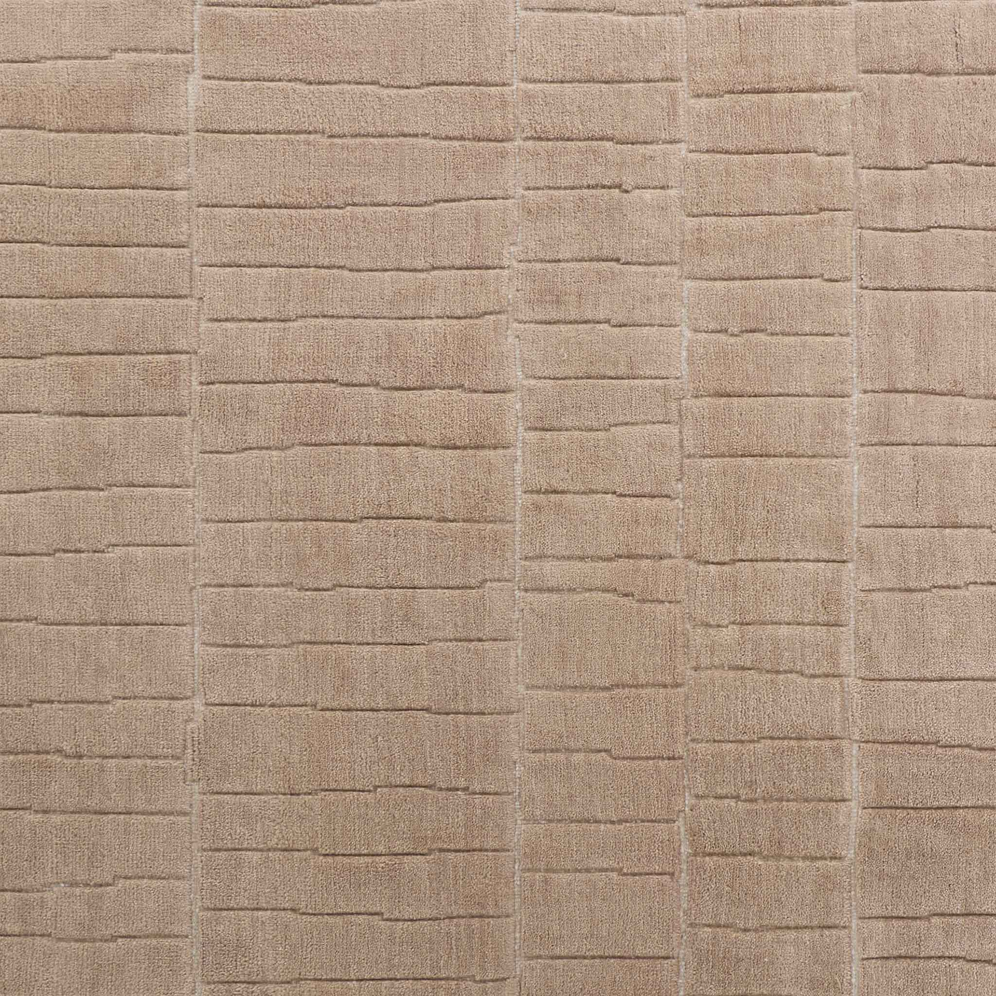 Refined Hand-Knotted Area Rug in Camel - Image 5