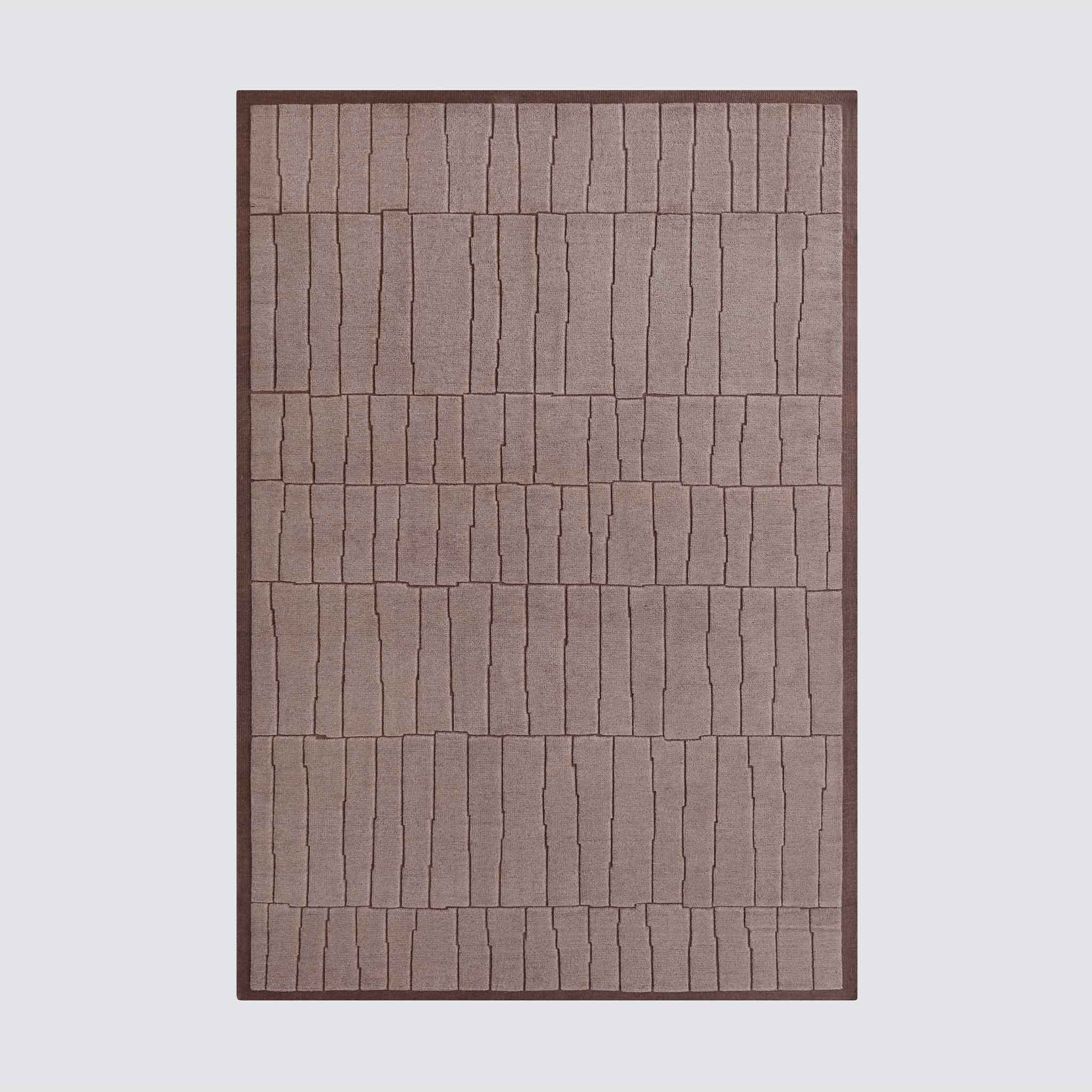 Refined Hand-Knotted Area Rug in Camel - Image 9