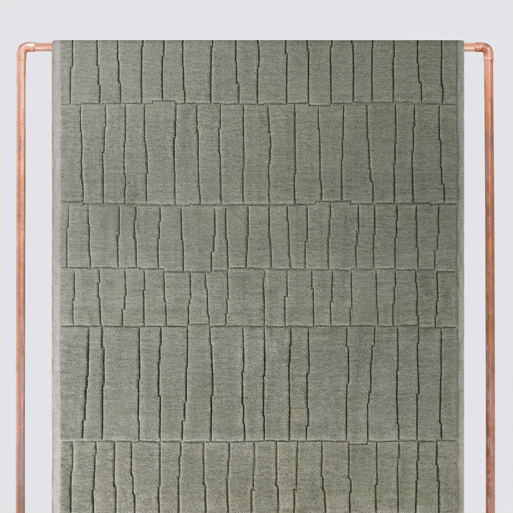 Refined Hand-Knotted Area Rug in Camel - Image 11