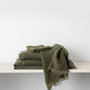 Forest Linen Bathroom Towel Set Collection