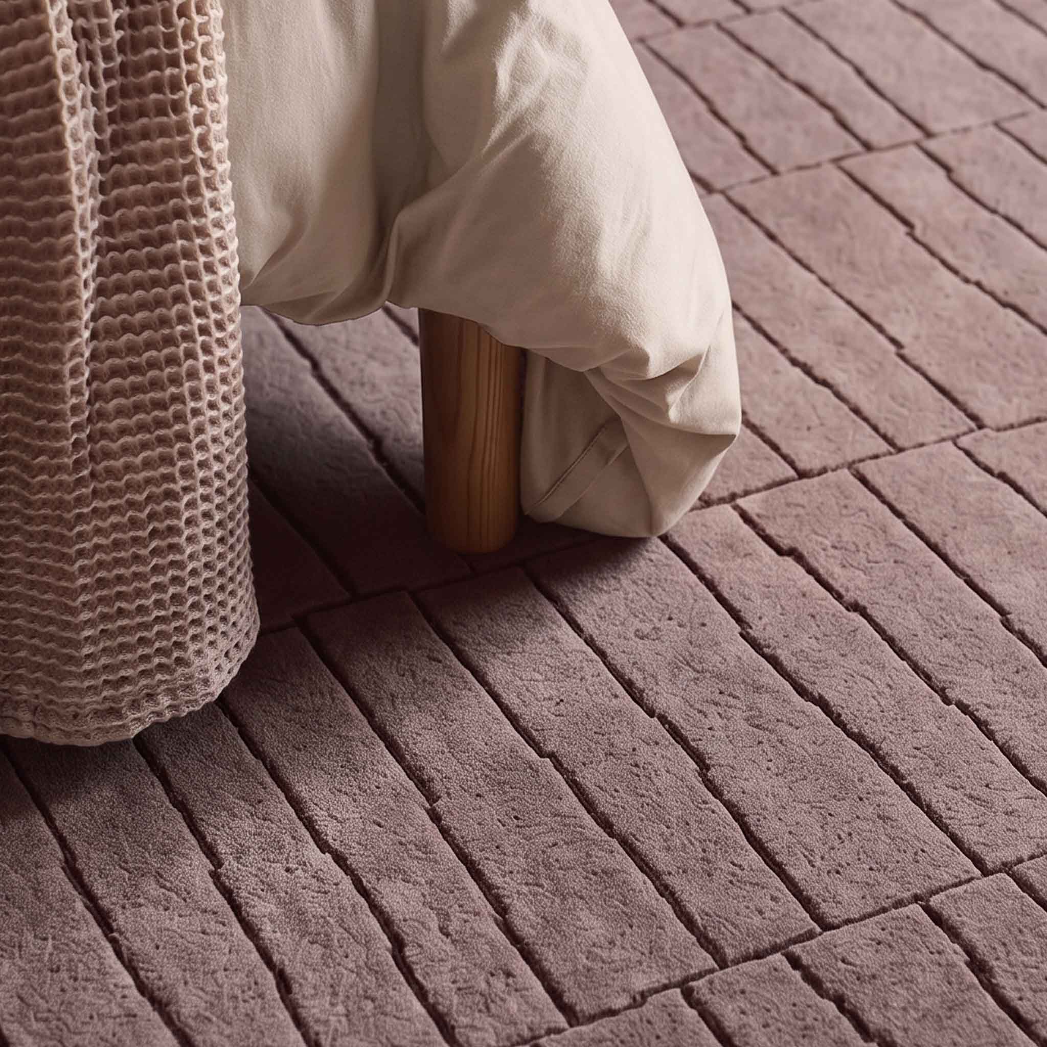 Refined Hand-Knotted Area Rug in Camel - Image 7