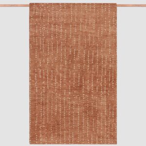 Modern Artisan Hand-Knotted Accent Rug