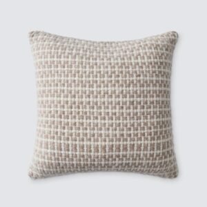 Layered Linear Woven Decorative Pillow