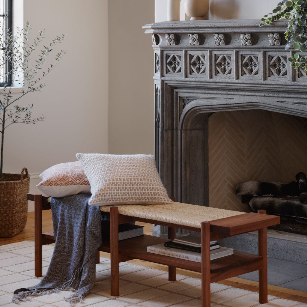 Layered Linear Woven Decorative Pillow - Image 5