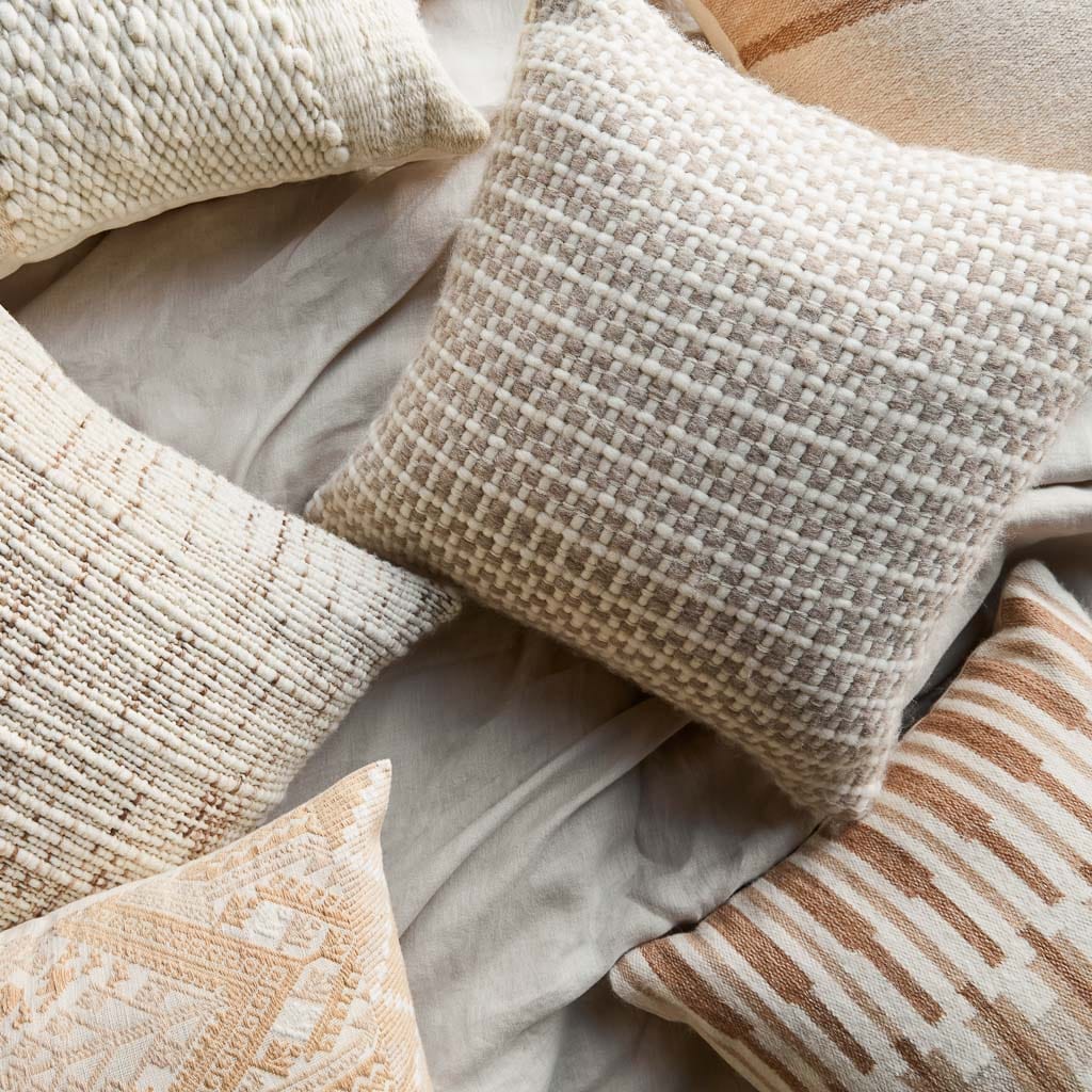 Layered Linear Woven Decorative Pillow - Image 2