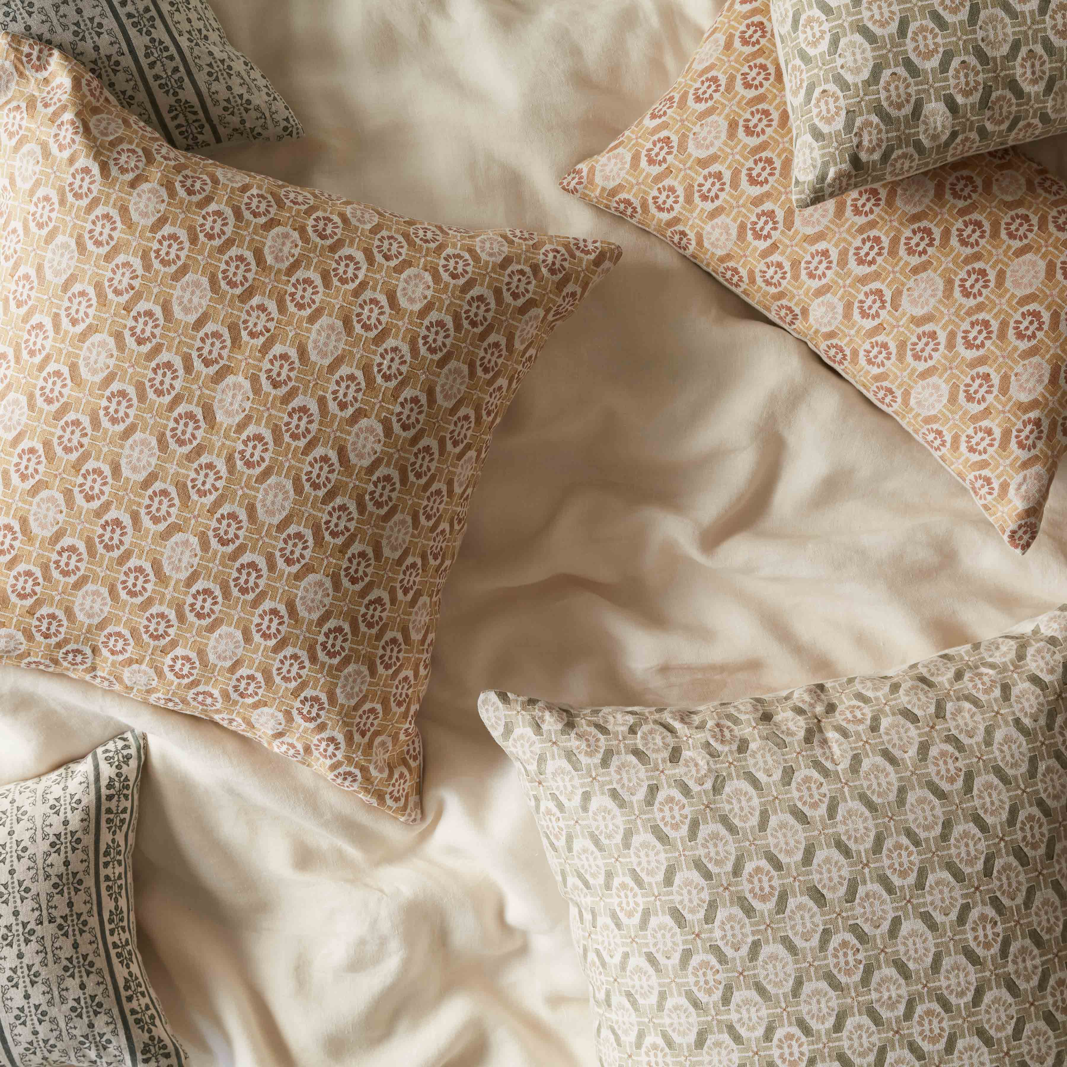 Artisan Block Print Decorative Pillow - Image 8