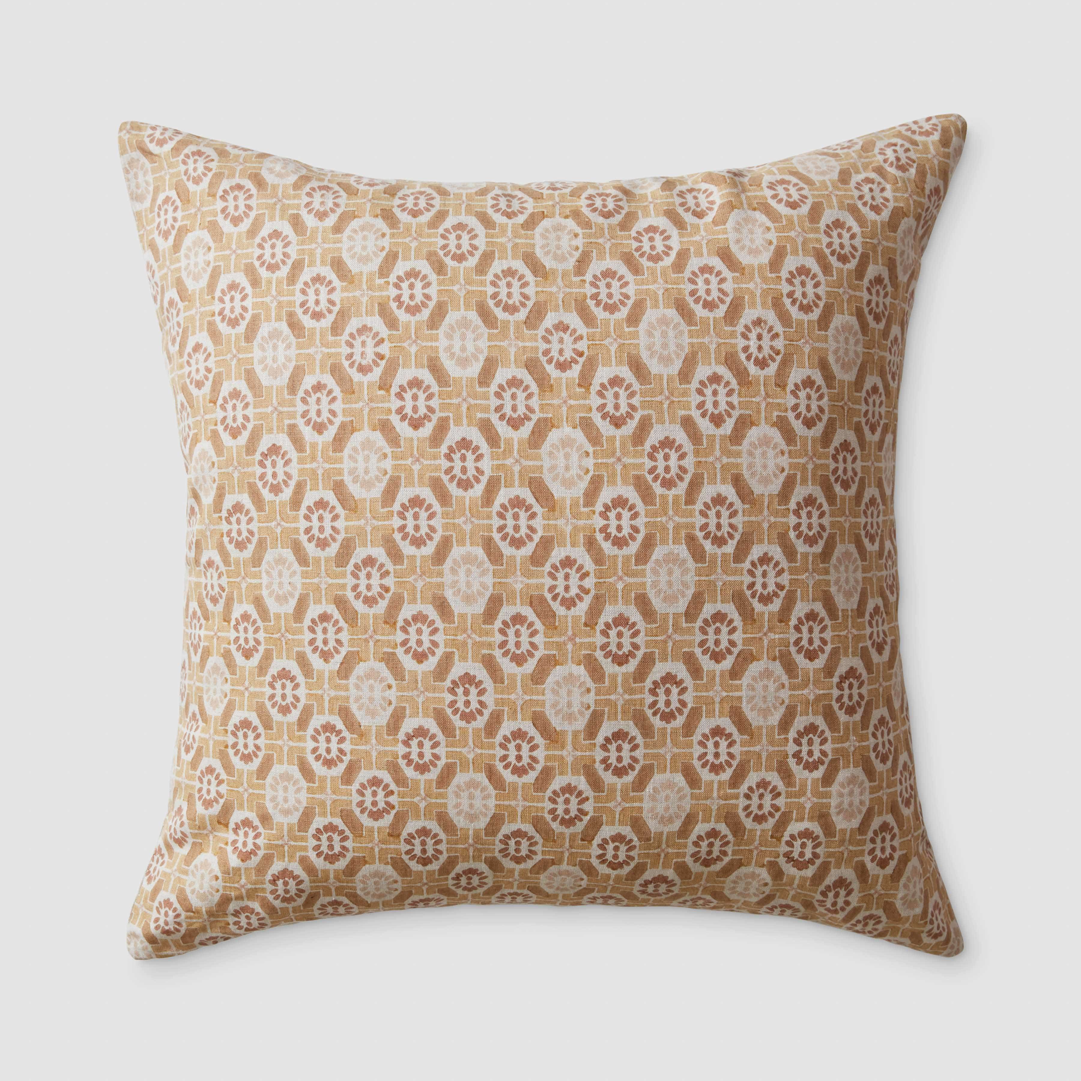 Artisan Block Print Decorative Pillow