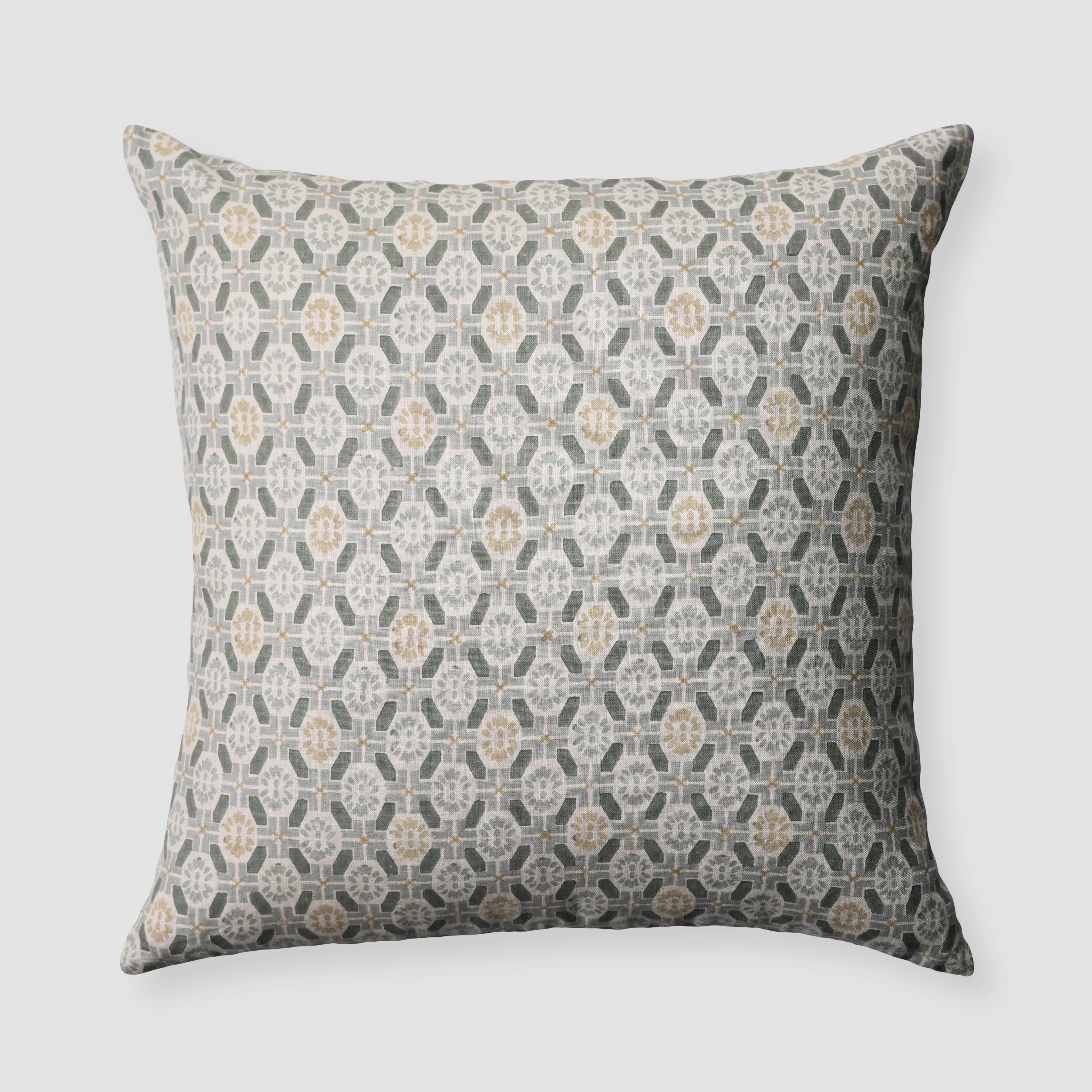 Artisan Block Print Decorative Pillow - Image 11