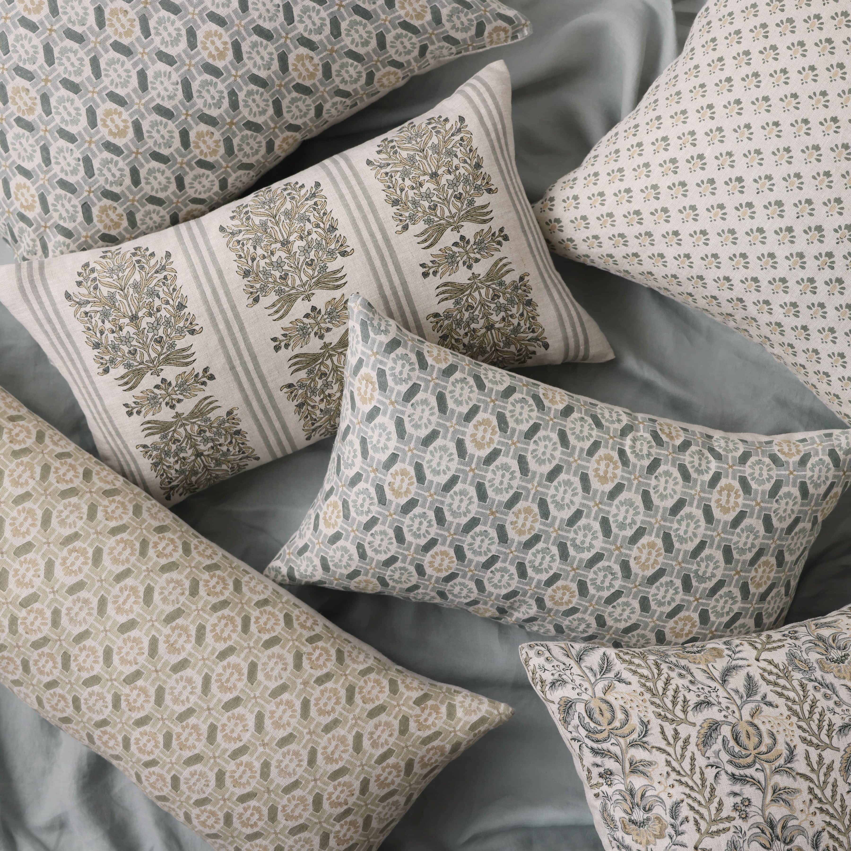 Artisan Block Print Decorative Pillow - Image 13