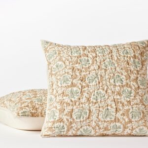 Fawn Handstitched Textile Pillow Sham for Everyday Comfort