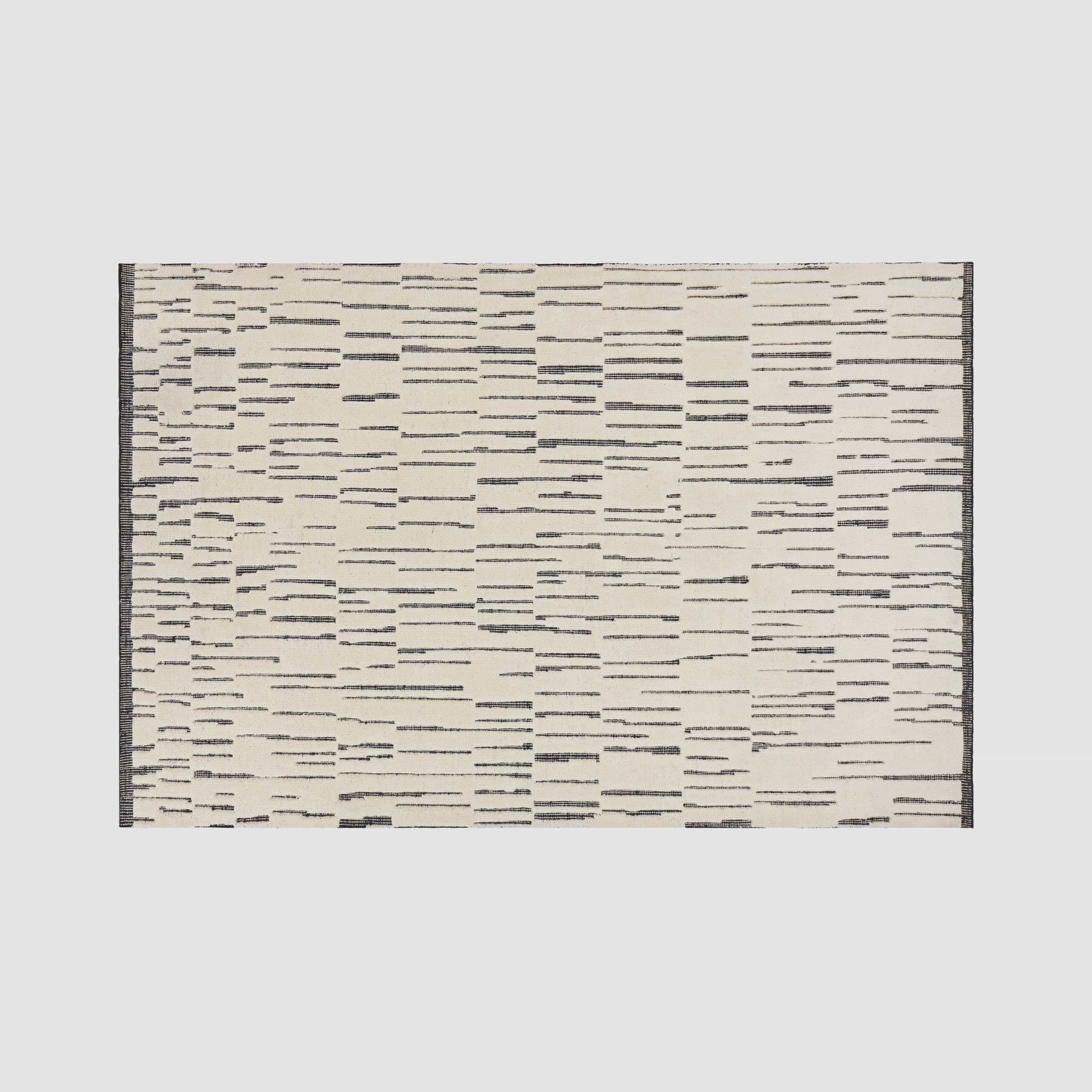 Decorative Hand-Knotted Area Rug in Natural - Image 8
