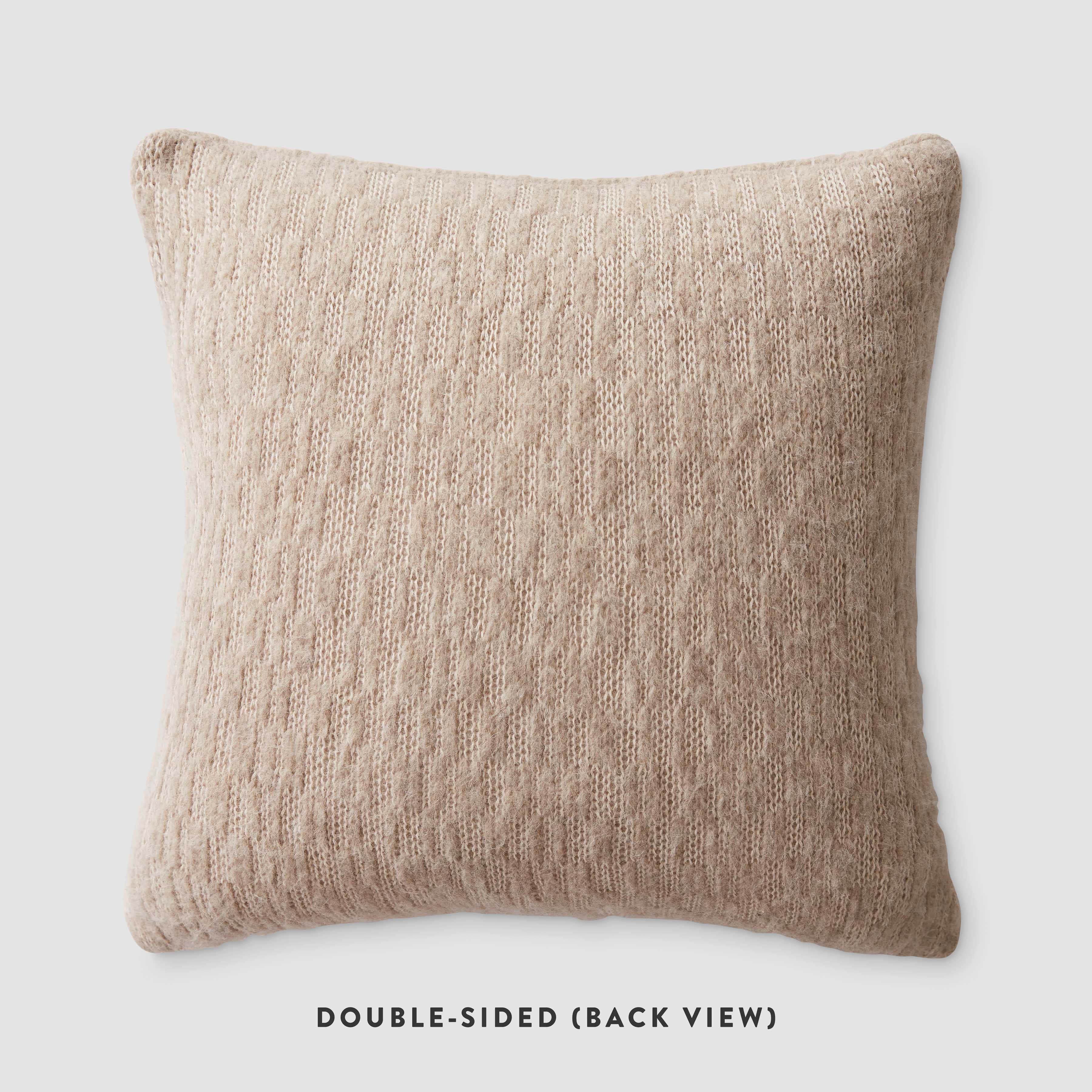 Refined Textured Woven Decorative Pillow - Image 4