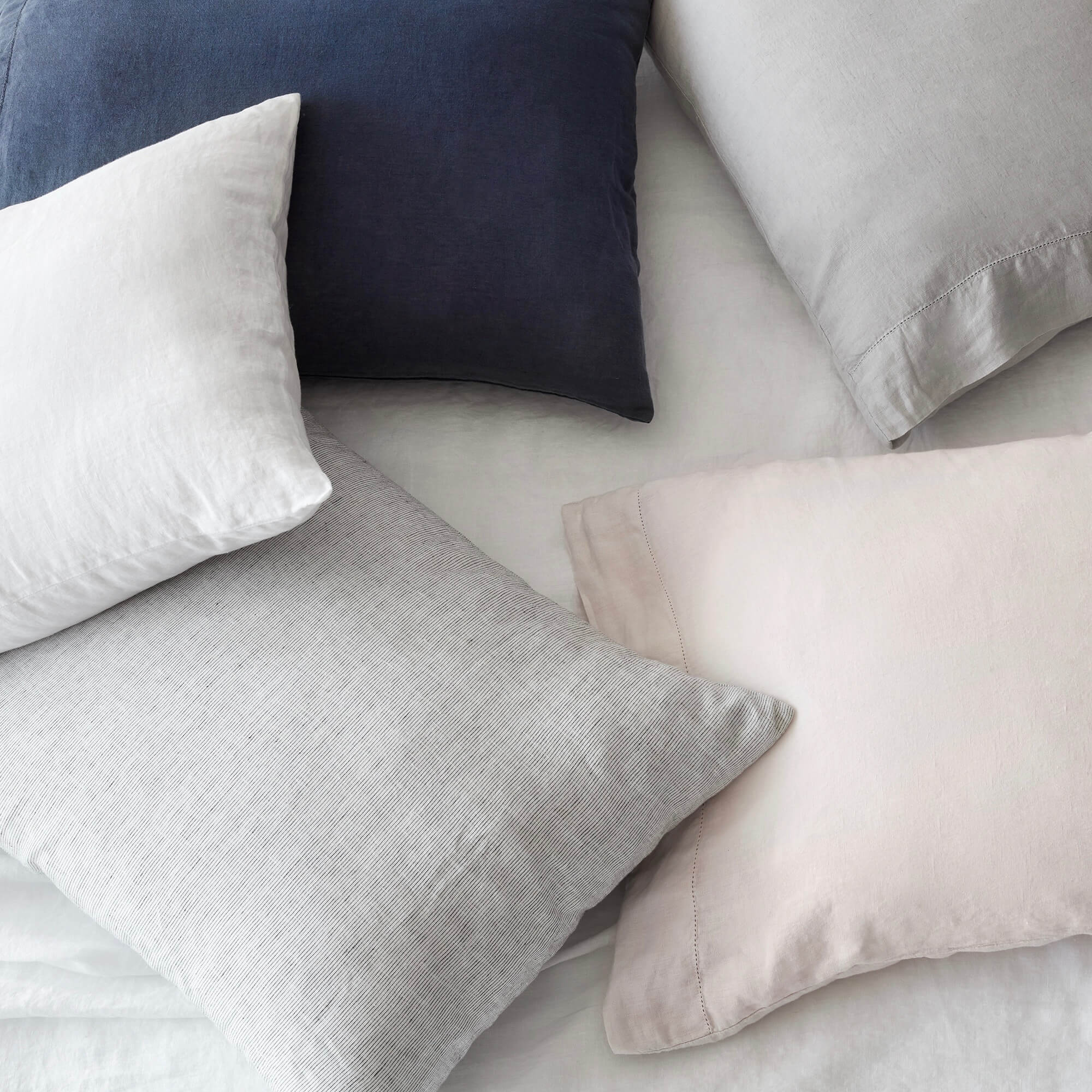 Refined Contemporary Linen Decorative Pillow - Image 54
