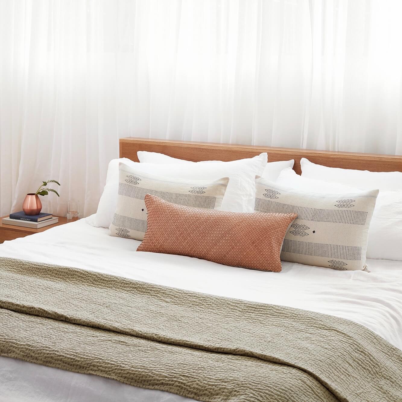 Refined Contemporary Linen Decorative Pillow - Image 50