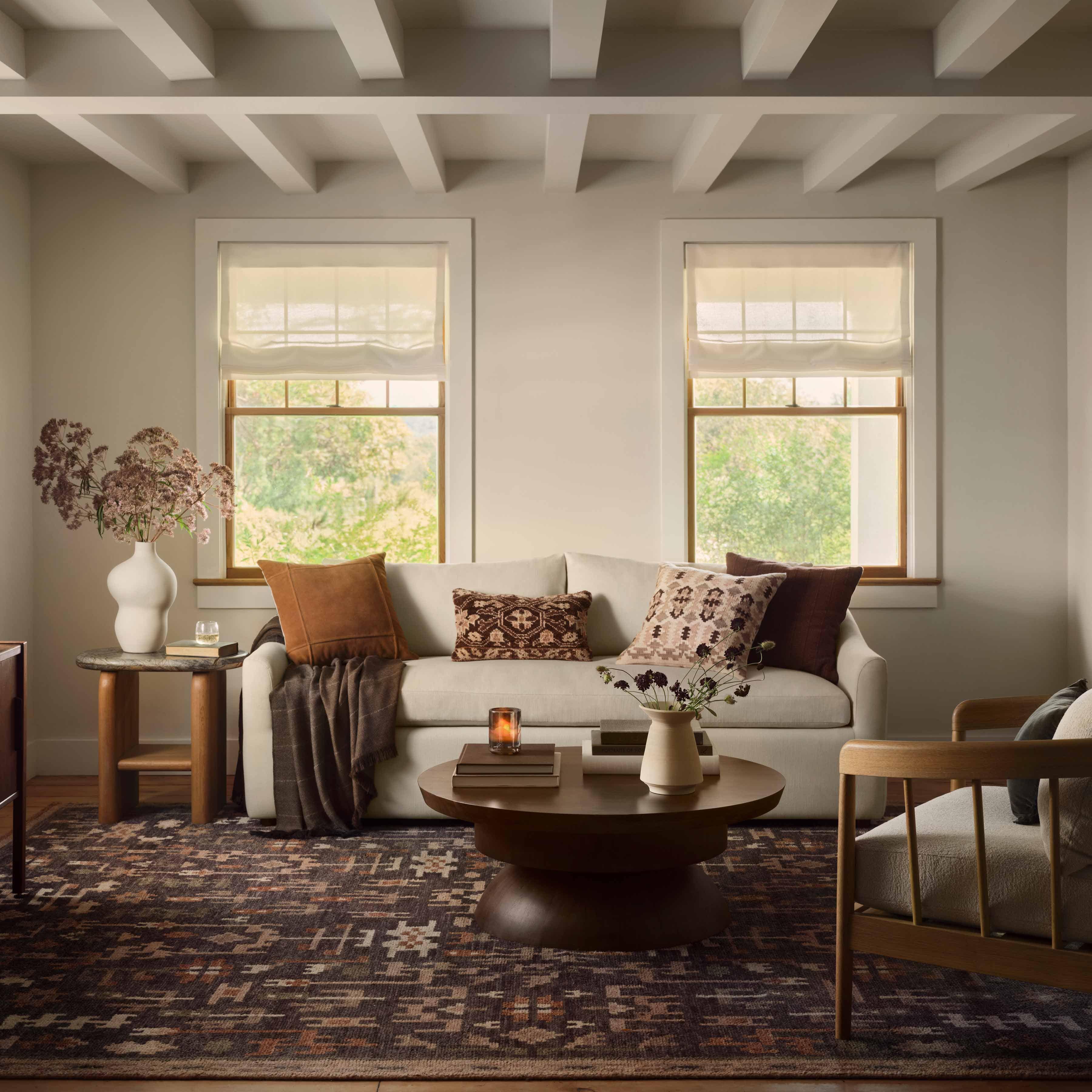 Classic Hand-Knotted Area Rug in Charcoal - Image 6
