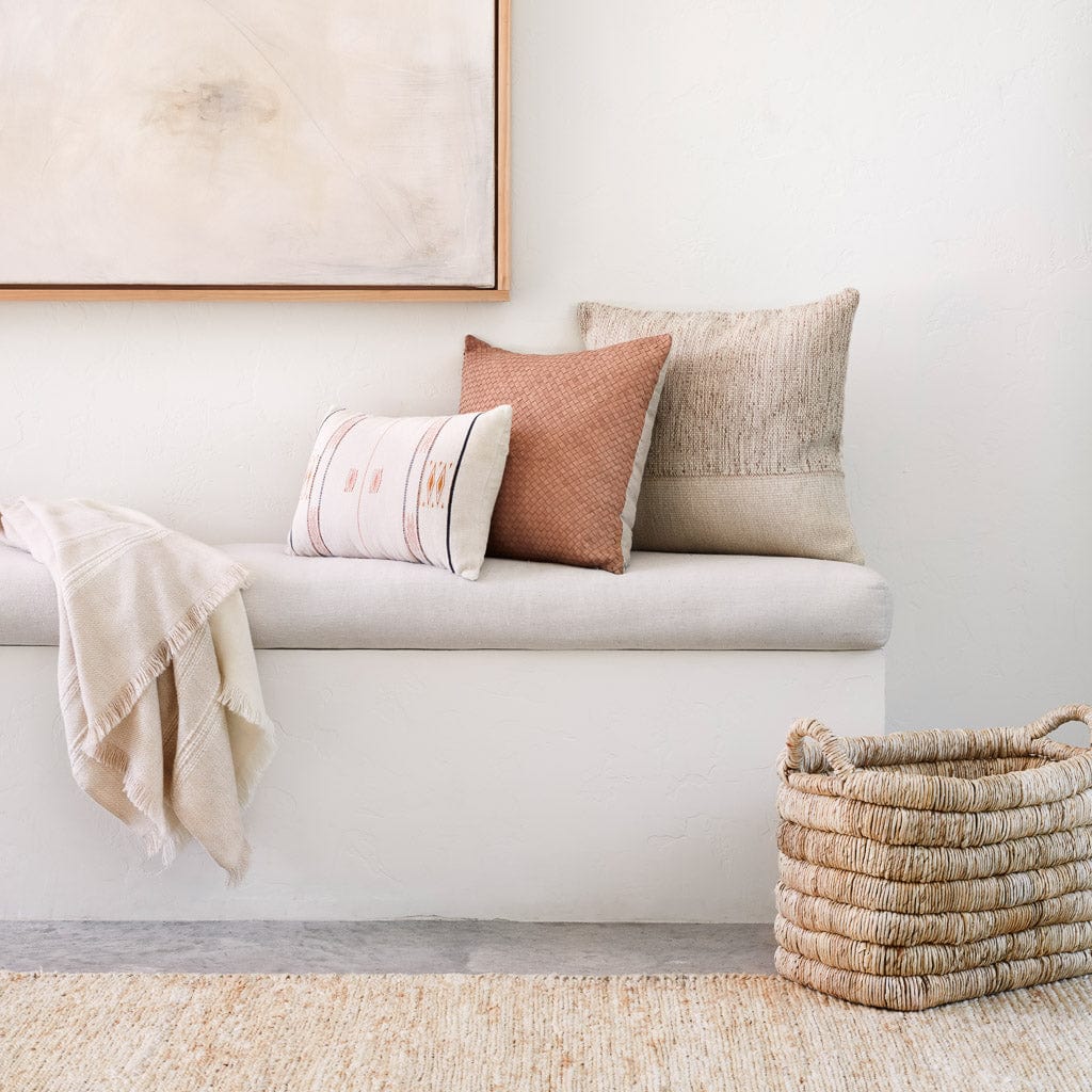 Balanced Woven Decorative Pillow in Camel - Image 15