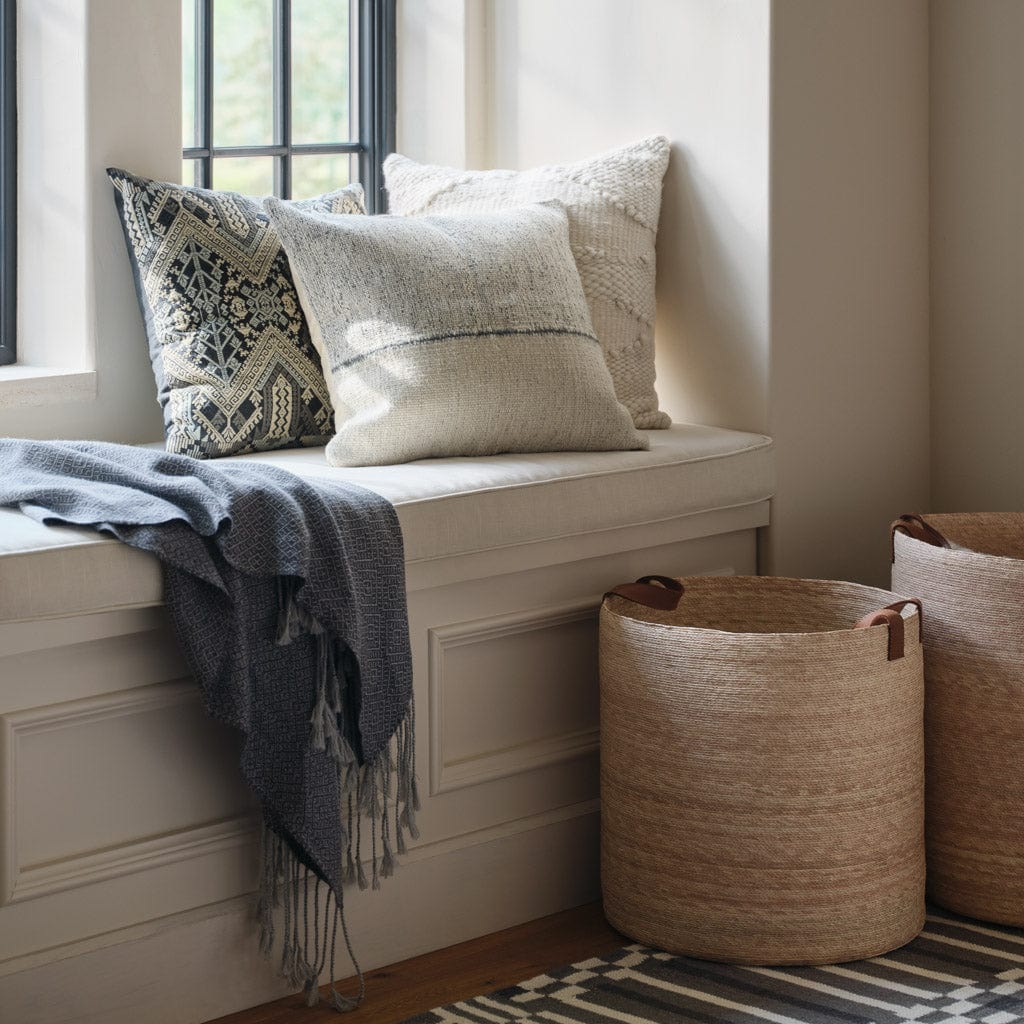 Balanced Woven Decorative Pillow in Camel - Image 2