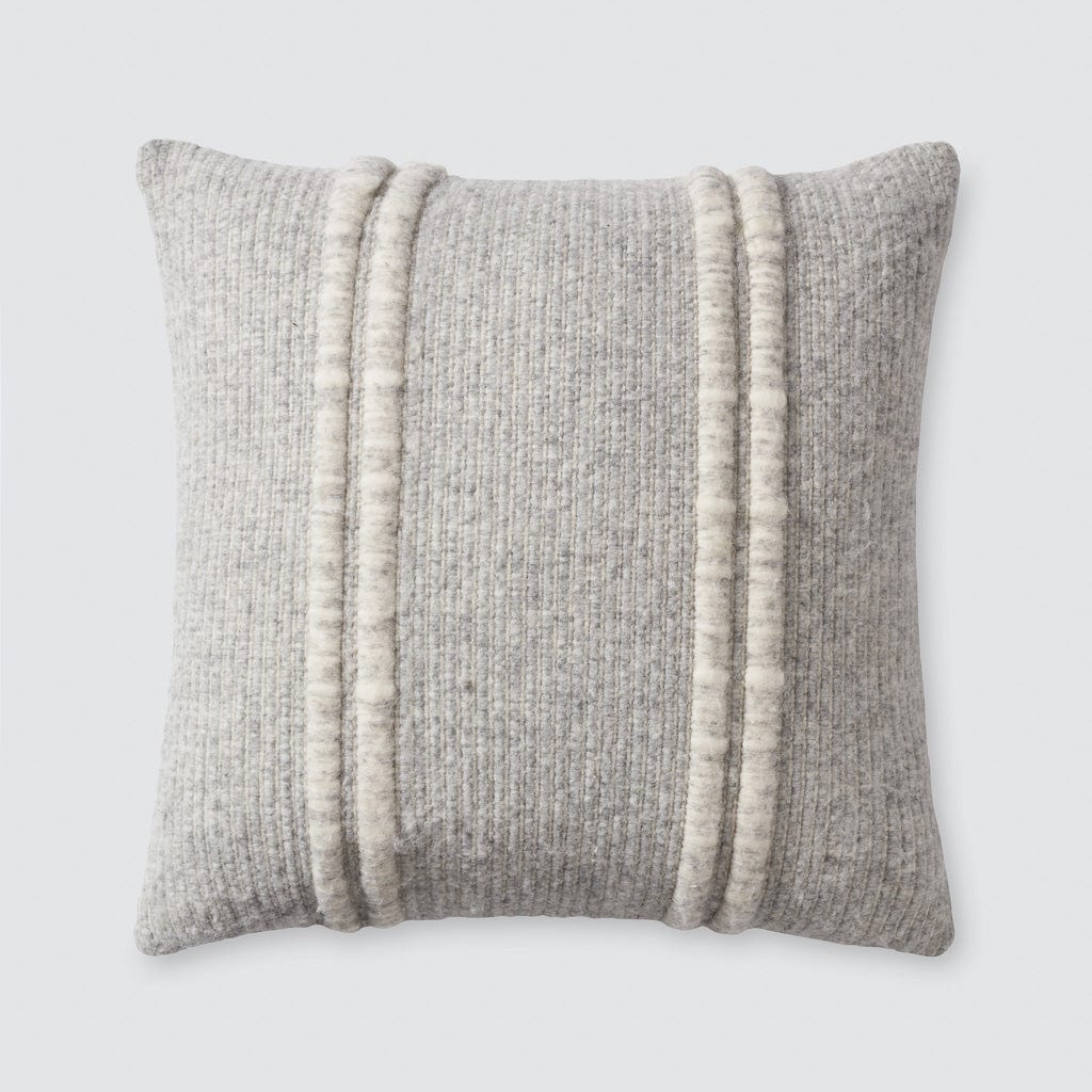 Artisan Woven Decorative Pillow in Grey - Image 12
