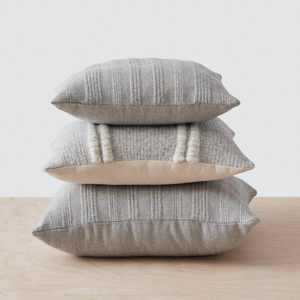 Artisan Woven Decorative Pillow in Grey - Image 16
