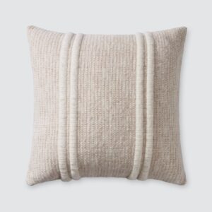 Artisan Woven Decorative Pillow in Grey