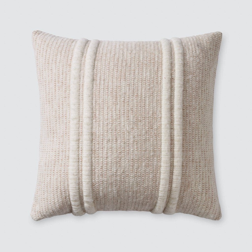 Artisan Woven Decorative Pillow in Grey