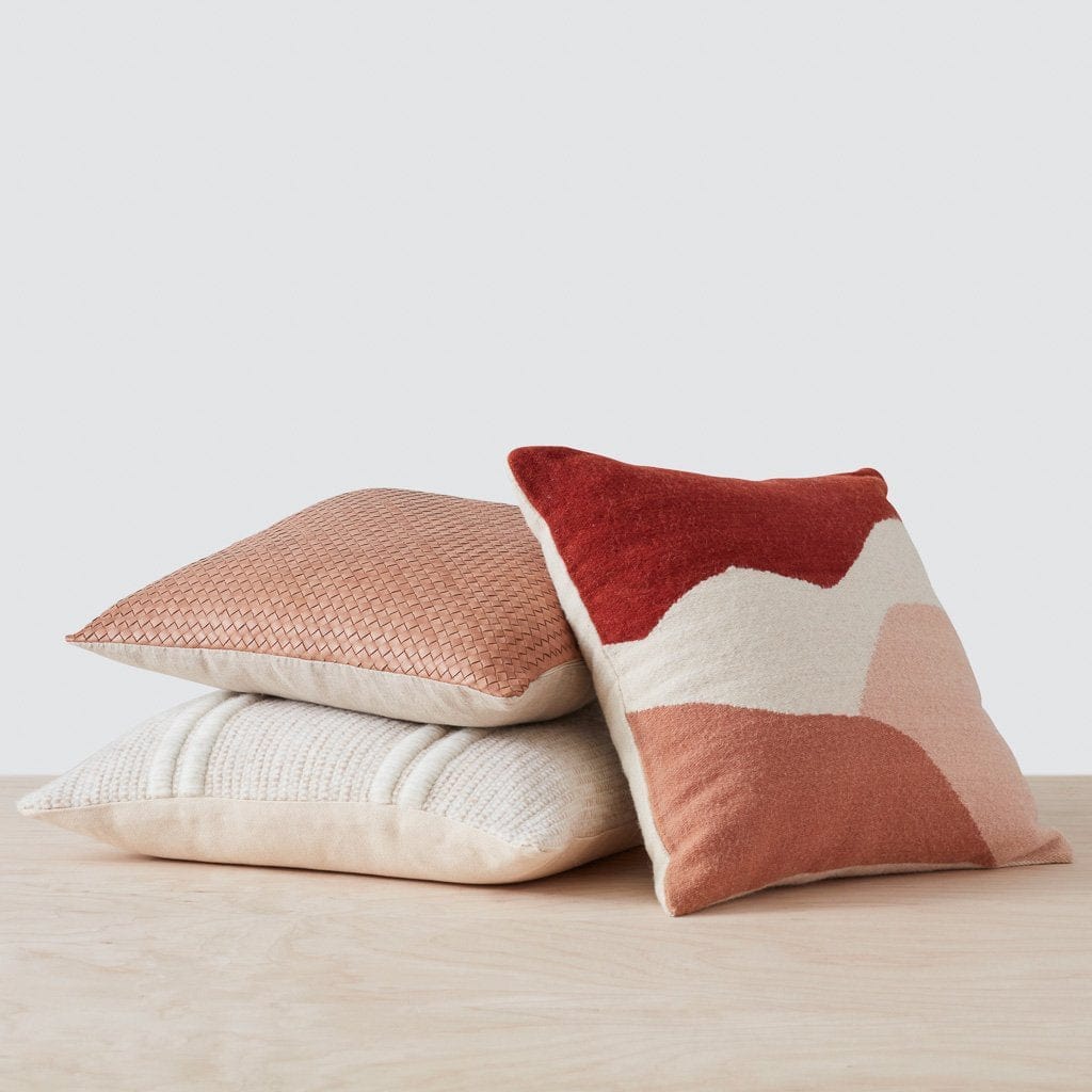 Artisan Woven Decorative Pillow in Grey - Image 10