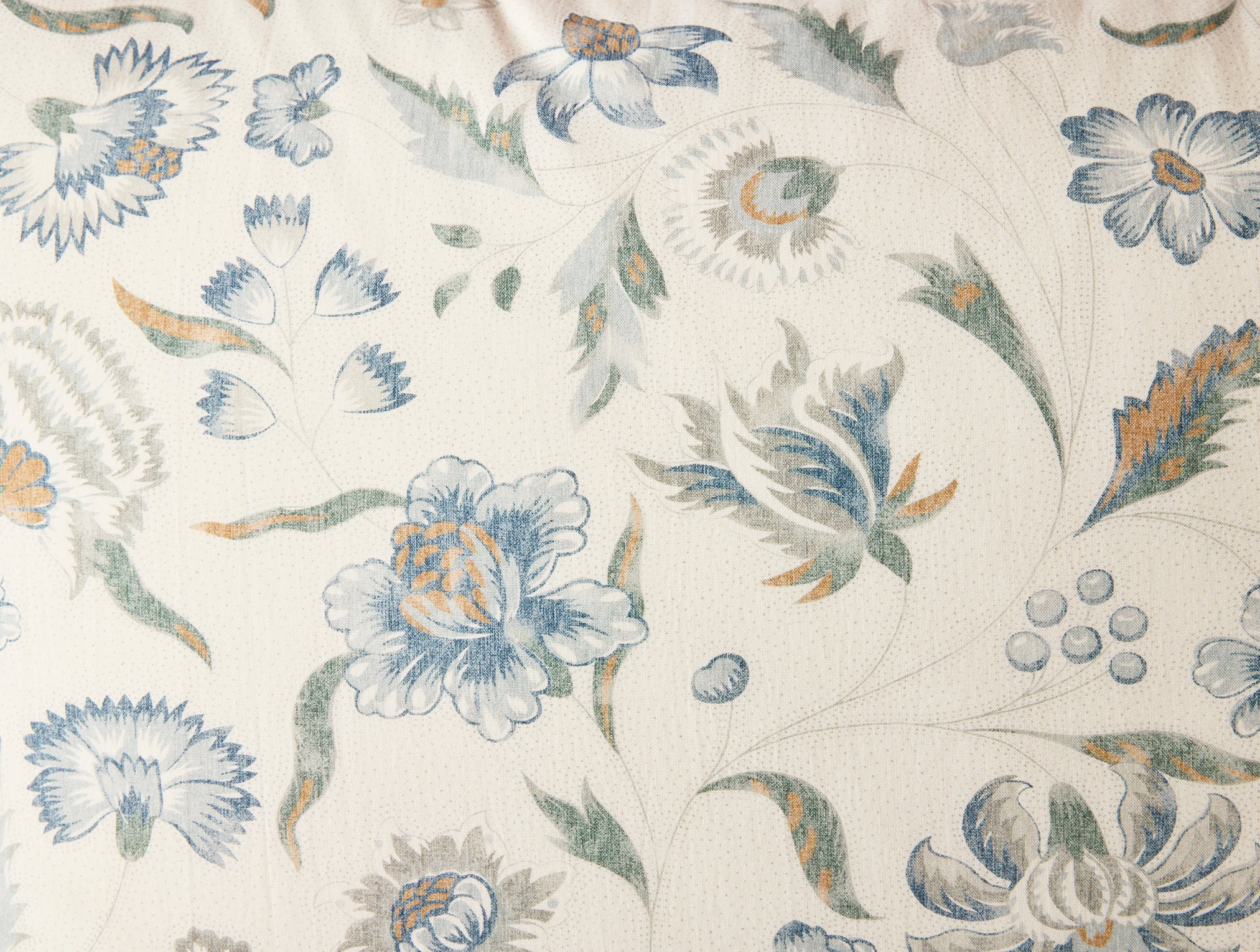 Cerulean Viola Organic Printed Pillow Sham - Image 6