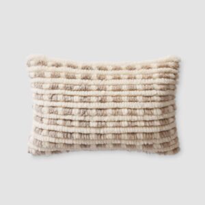 Textured Refined Woven Lumbar Pillow