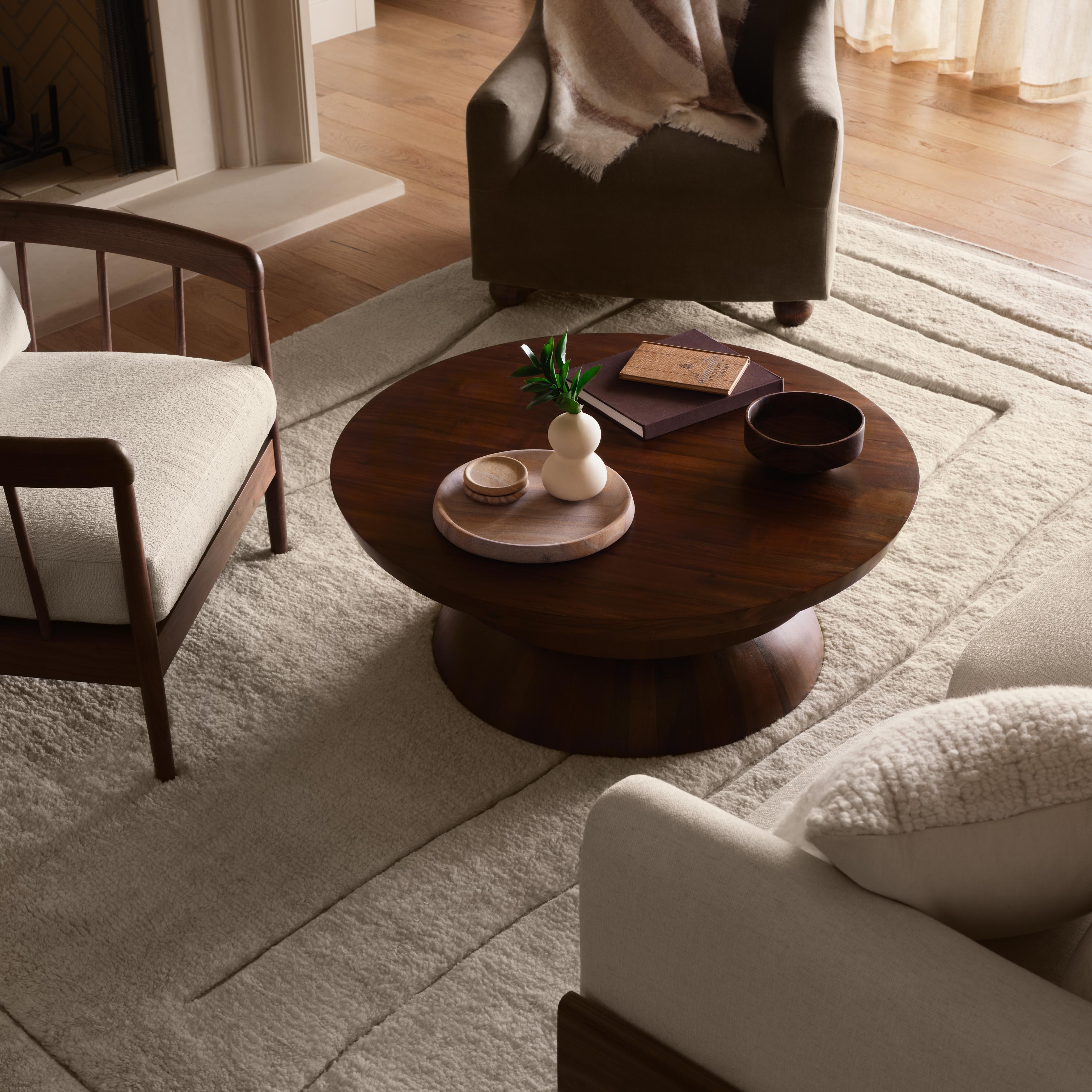 Soft Hand-Knotted Area Rug in Sand - Image 2