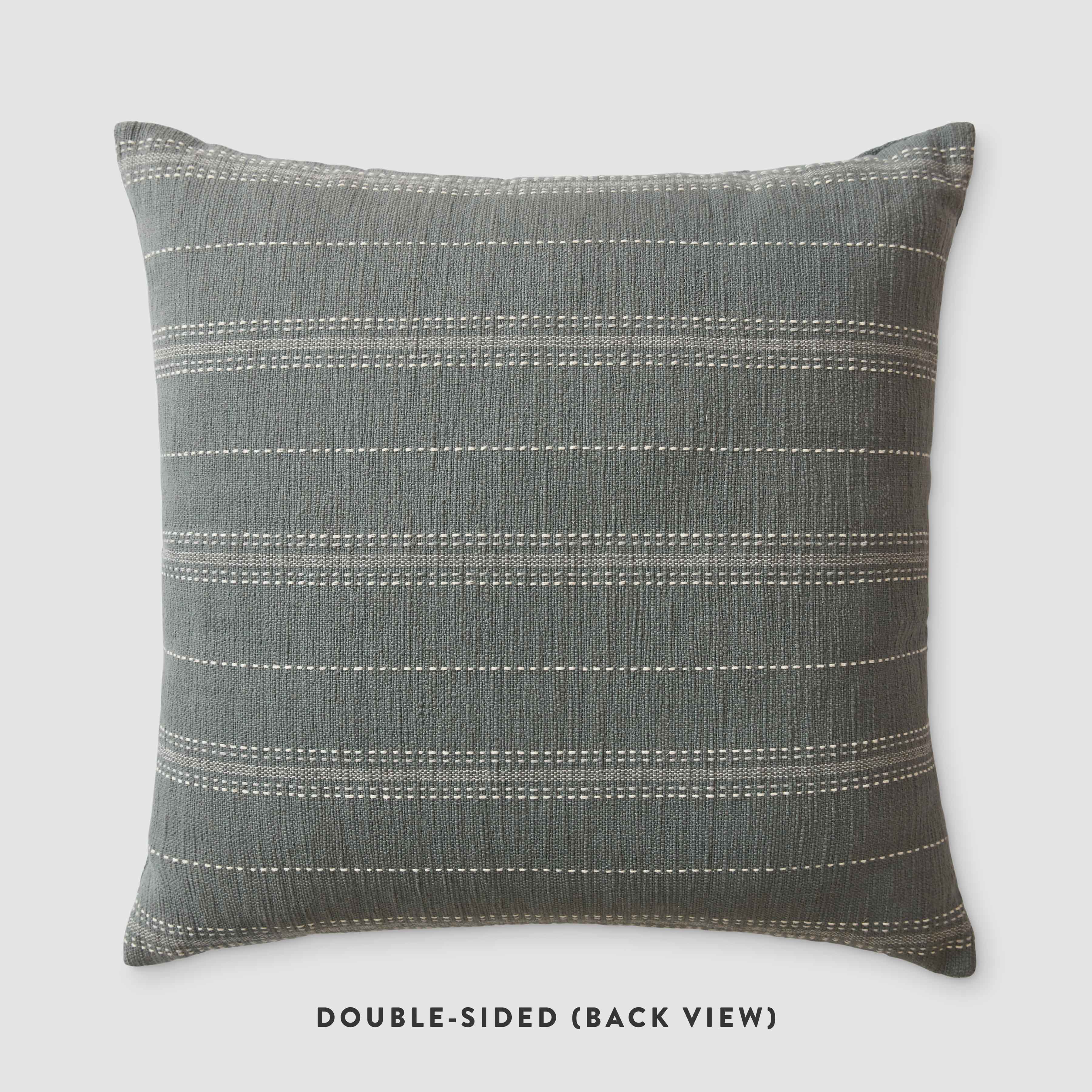 Coastal Structured Woven Decorative Pillow - Image 5