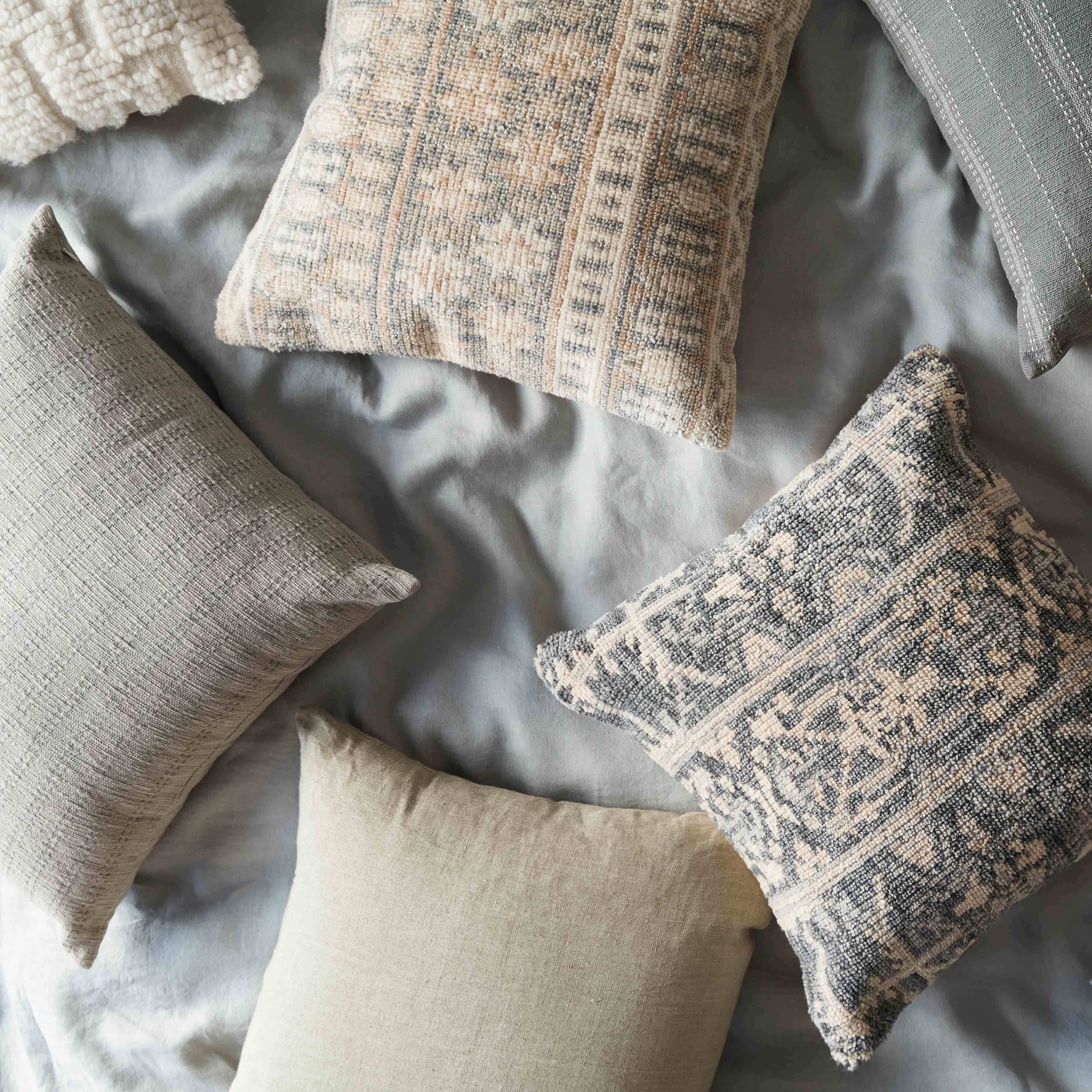 Coastal Structured Woven Decorative Pillow - Image 3