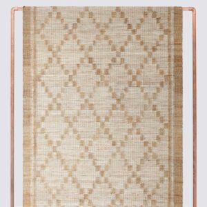 Geometric Handwoven Jute Area Rug