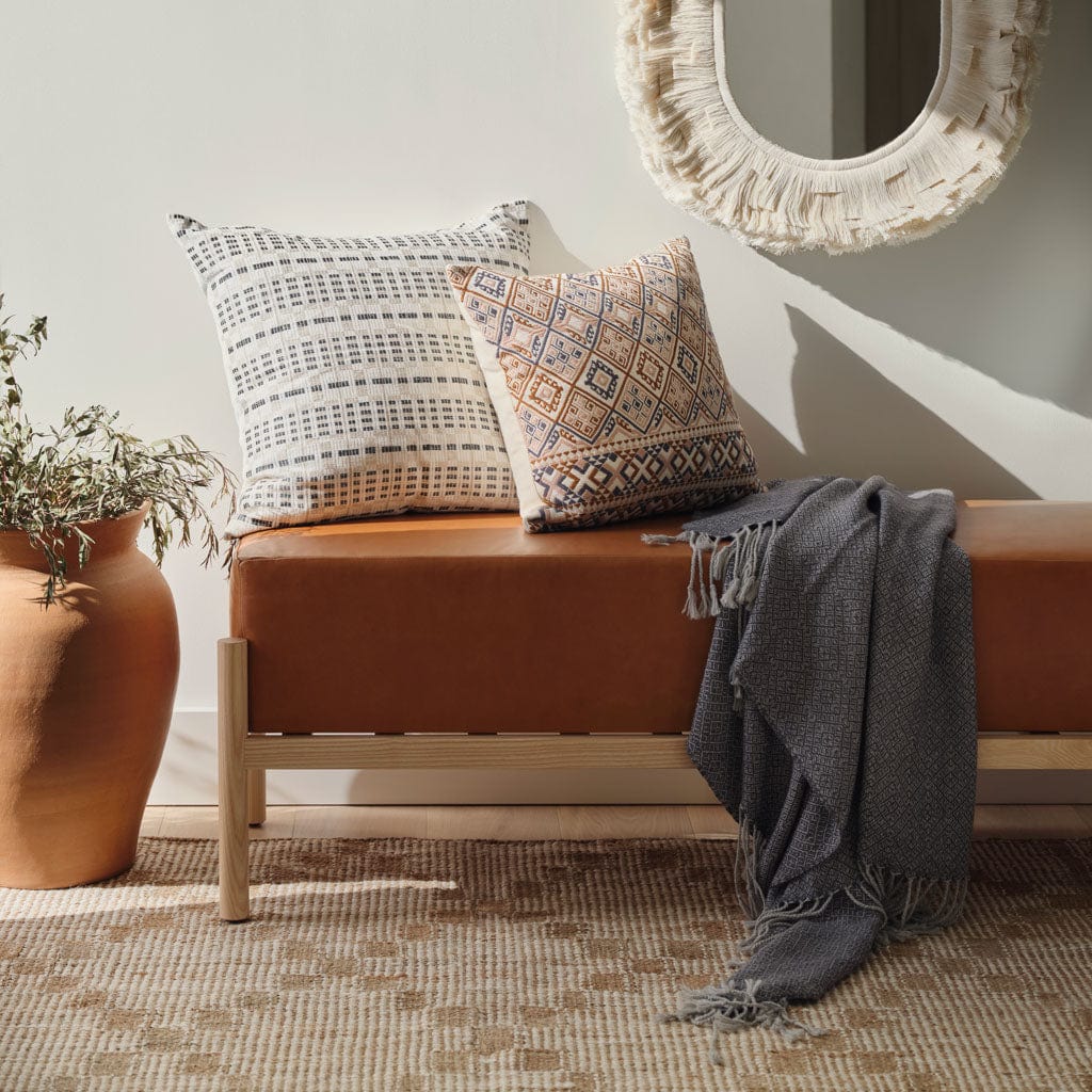 Geometric Handwoven Jute Area Rug - Image 4