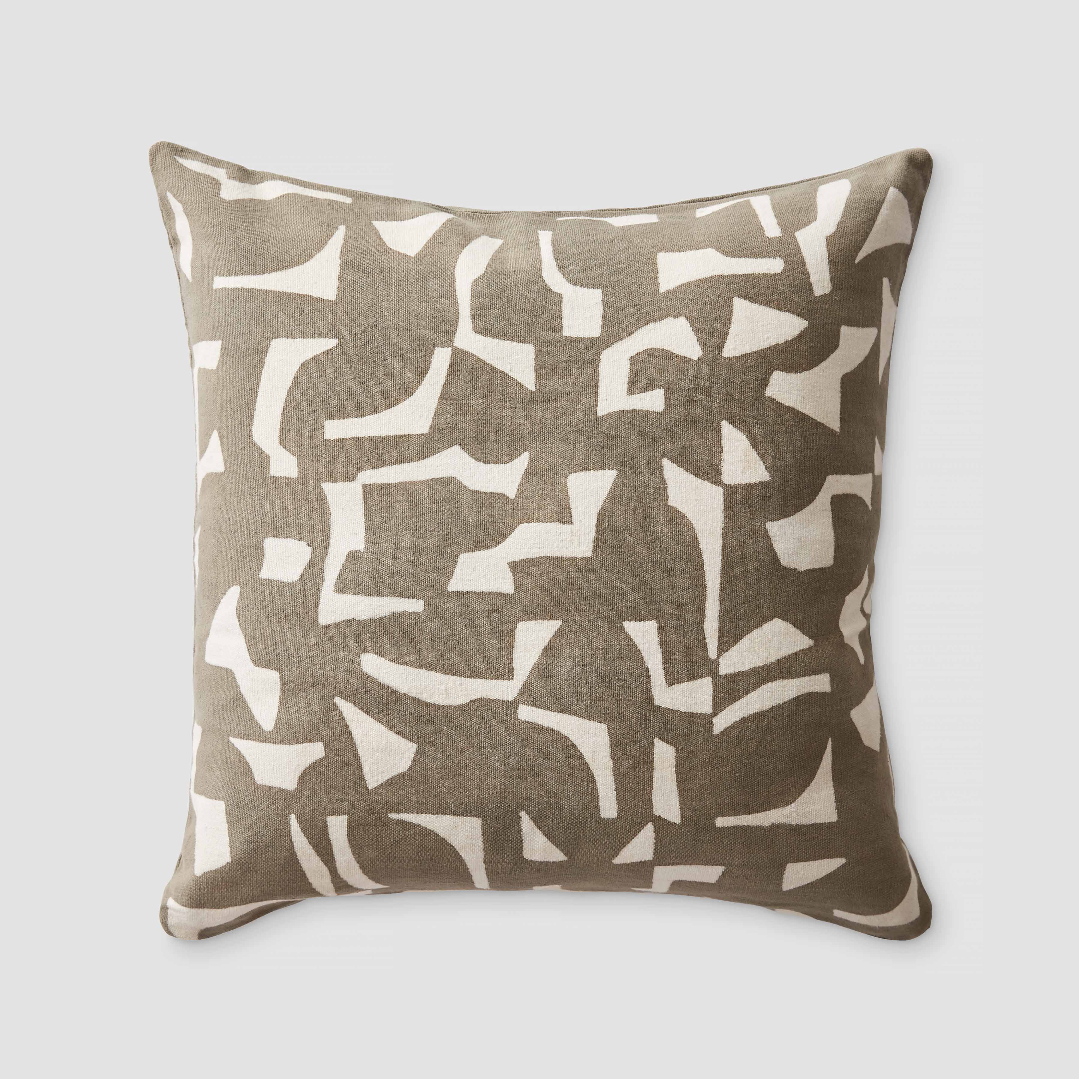 Layered Mud Cloth Decorative Pillow