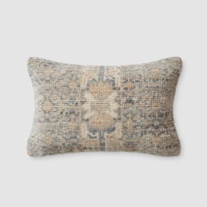 Refined Sculptural Hand-Knotted Lumbar Pillow