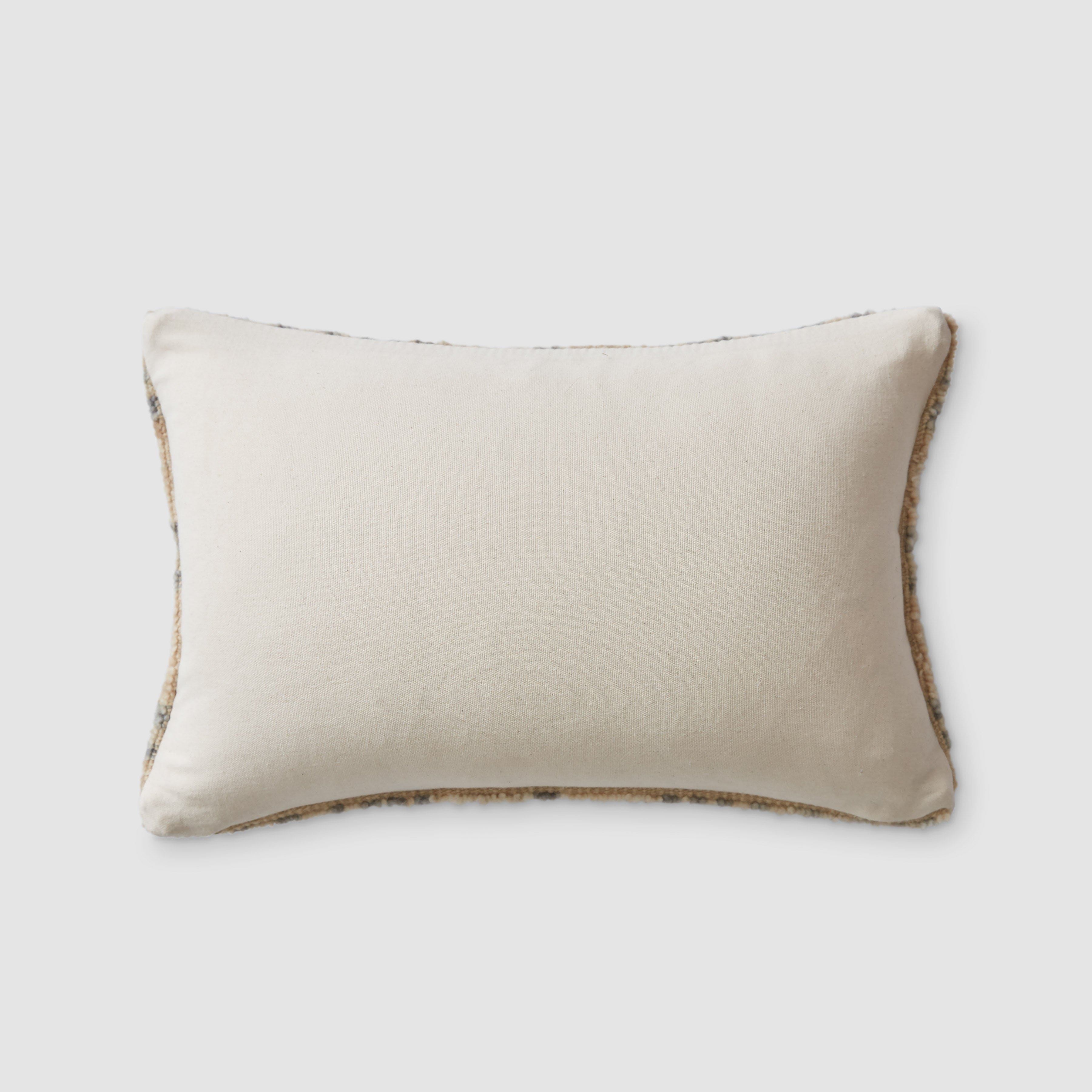 Refined Sculptural Hand-Knotted Lumbar Pillow - Image 6