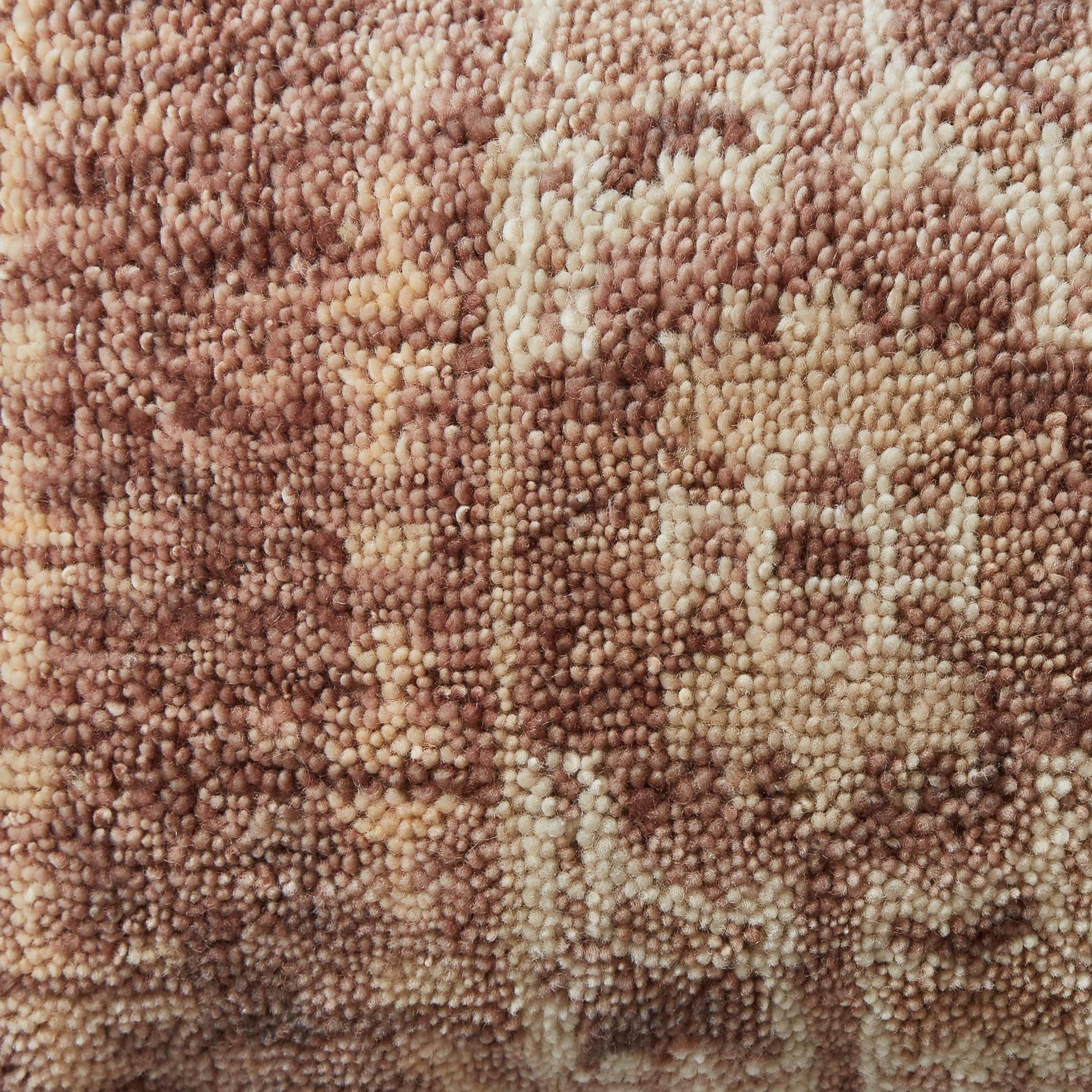 Refined Sculptural Hand-Knotted Lumbar Pillow - Image 9