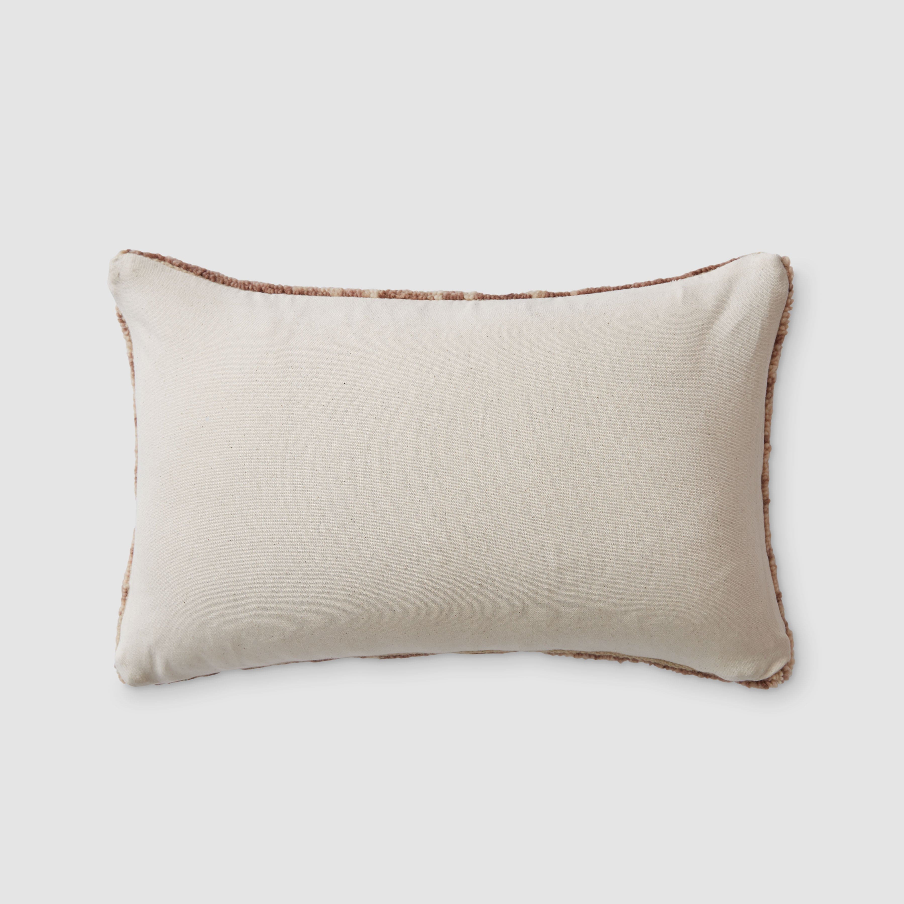 Refined Sculptural Hand-Knotted Lumbar Pillow - Image 10