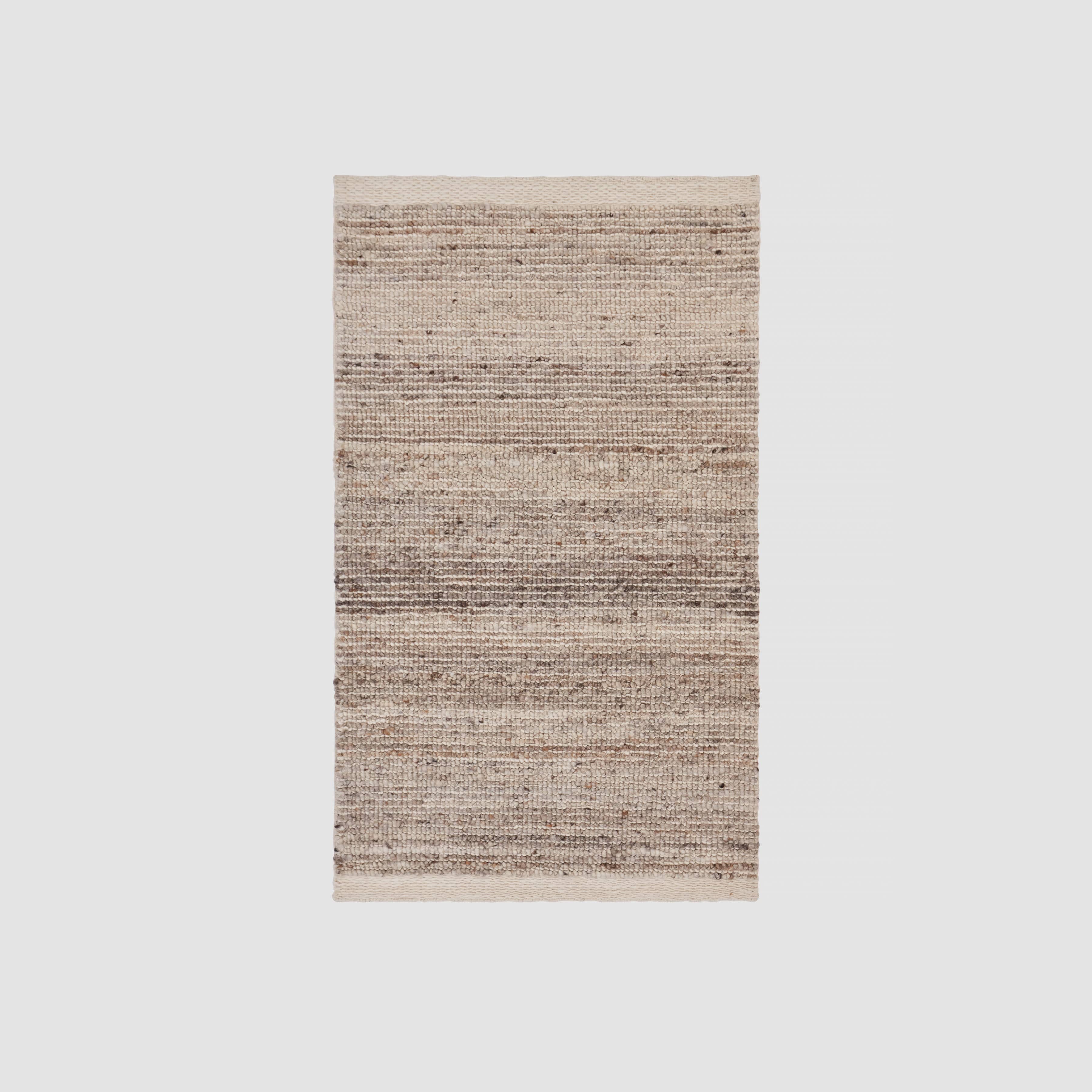Decorative Handwoven Accent Rug in Mushroom - Image 3