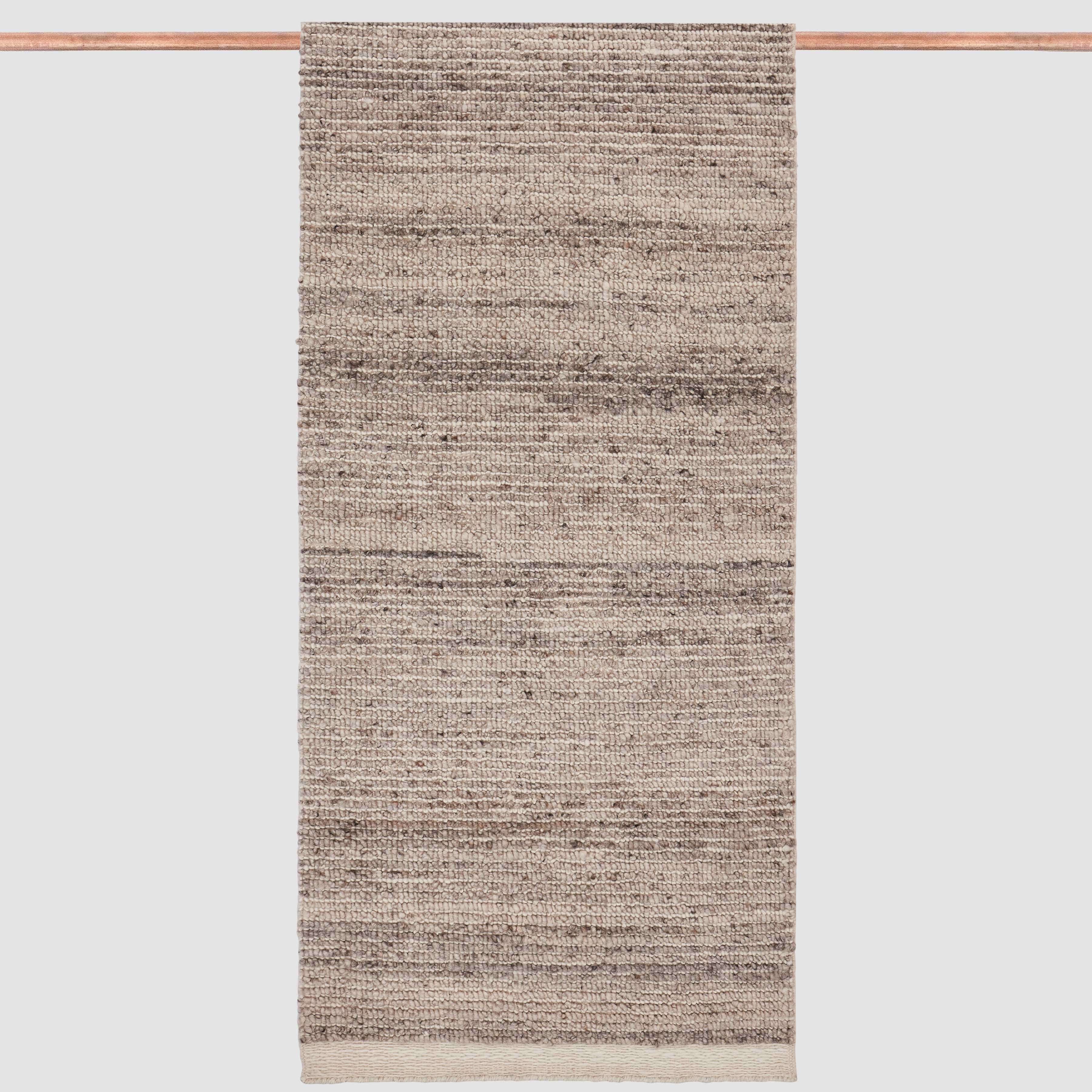 Decorative Handwoven Accent Rug in Mushroom - Image 6