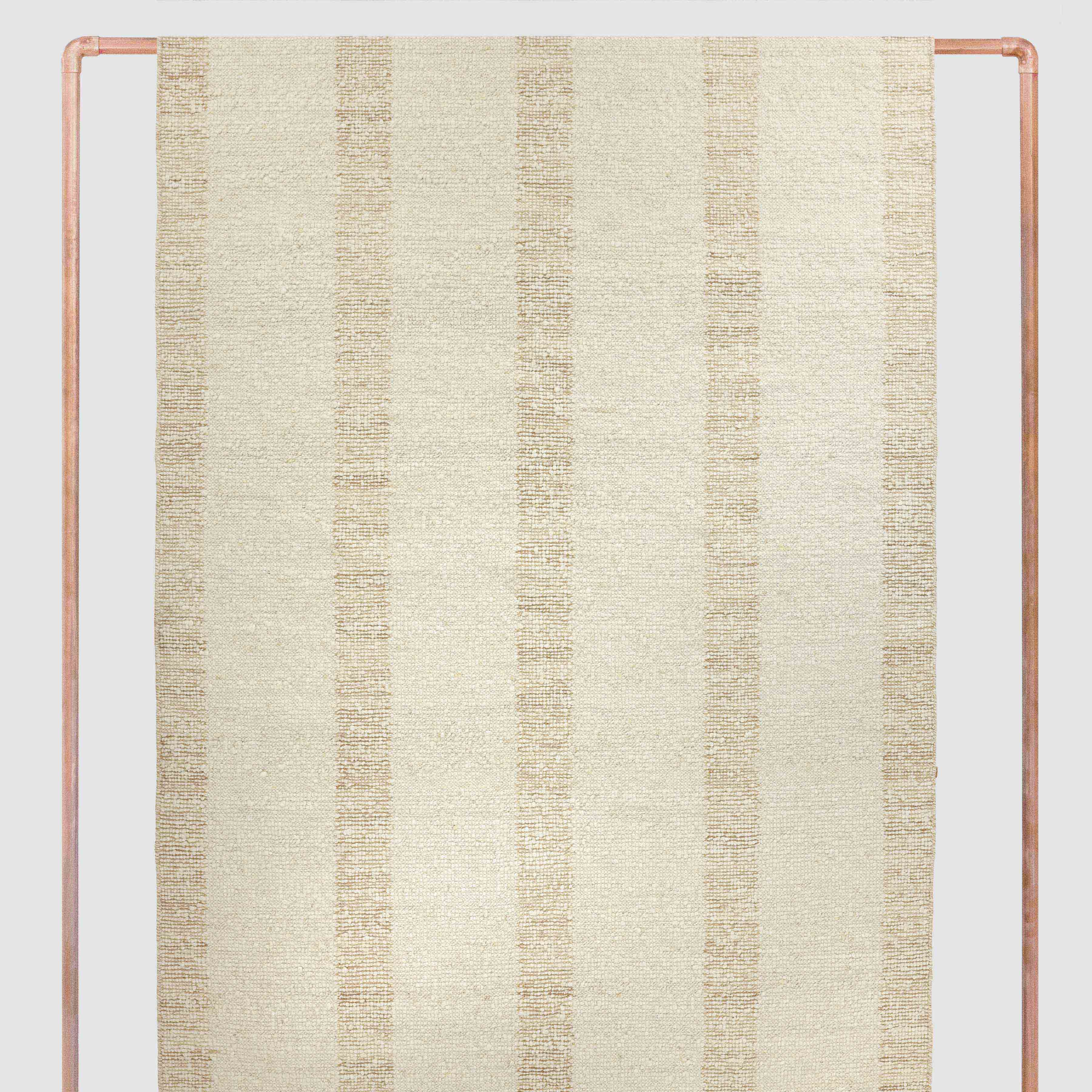 Natural Handwoven Area Rug in Ecru