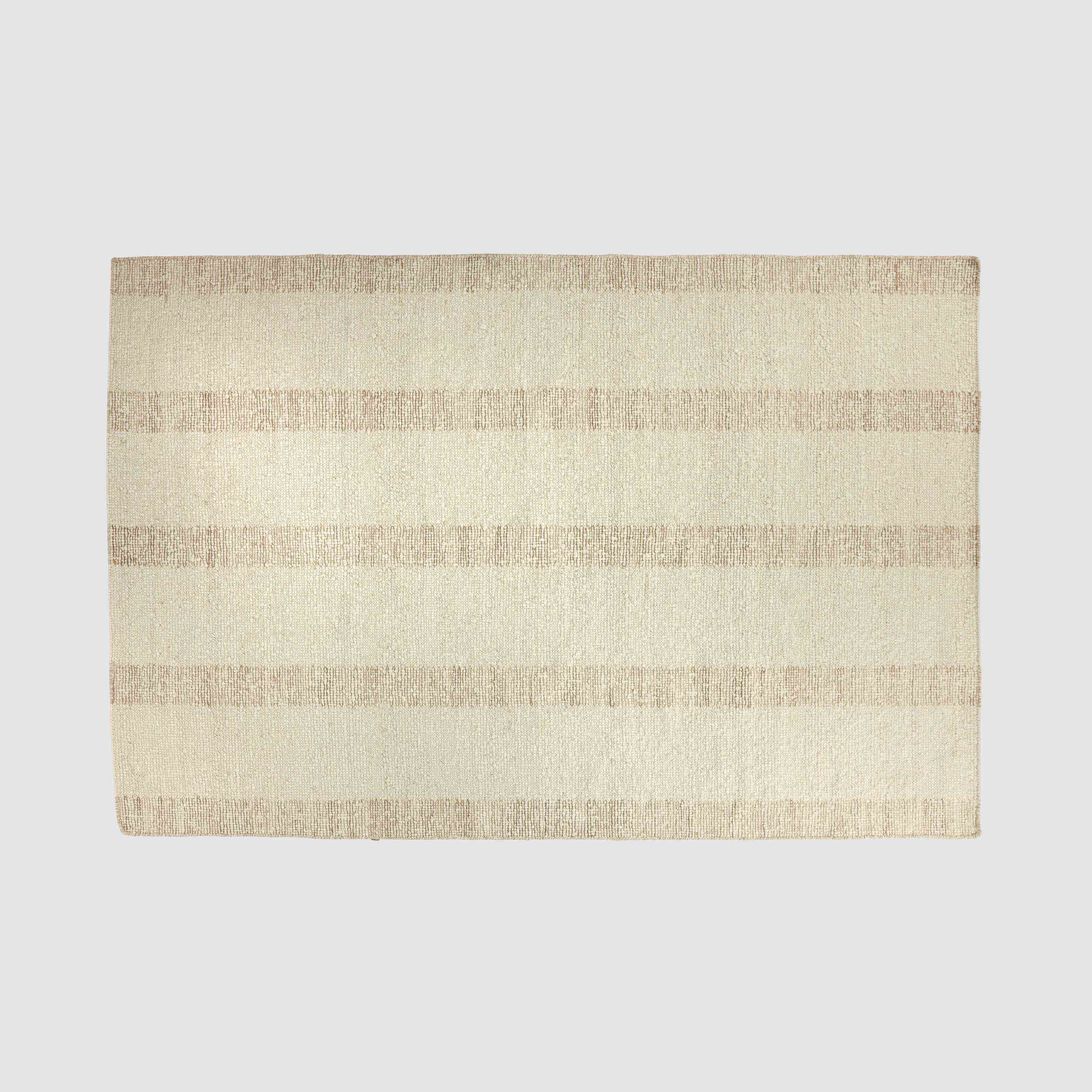 Natural Handwoven Area Rug in Ecru - Image 3