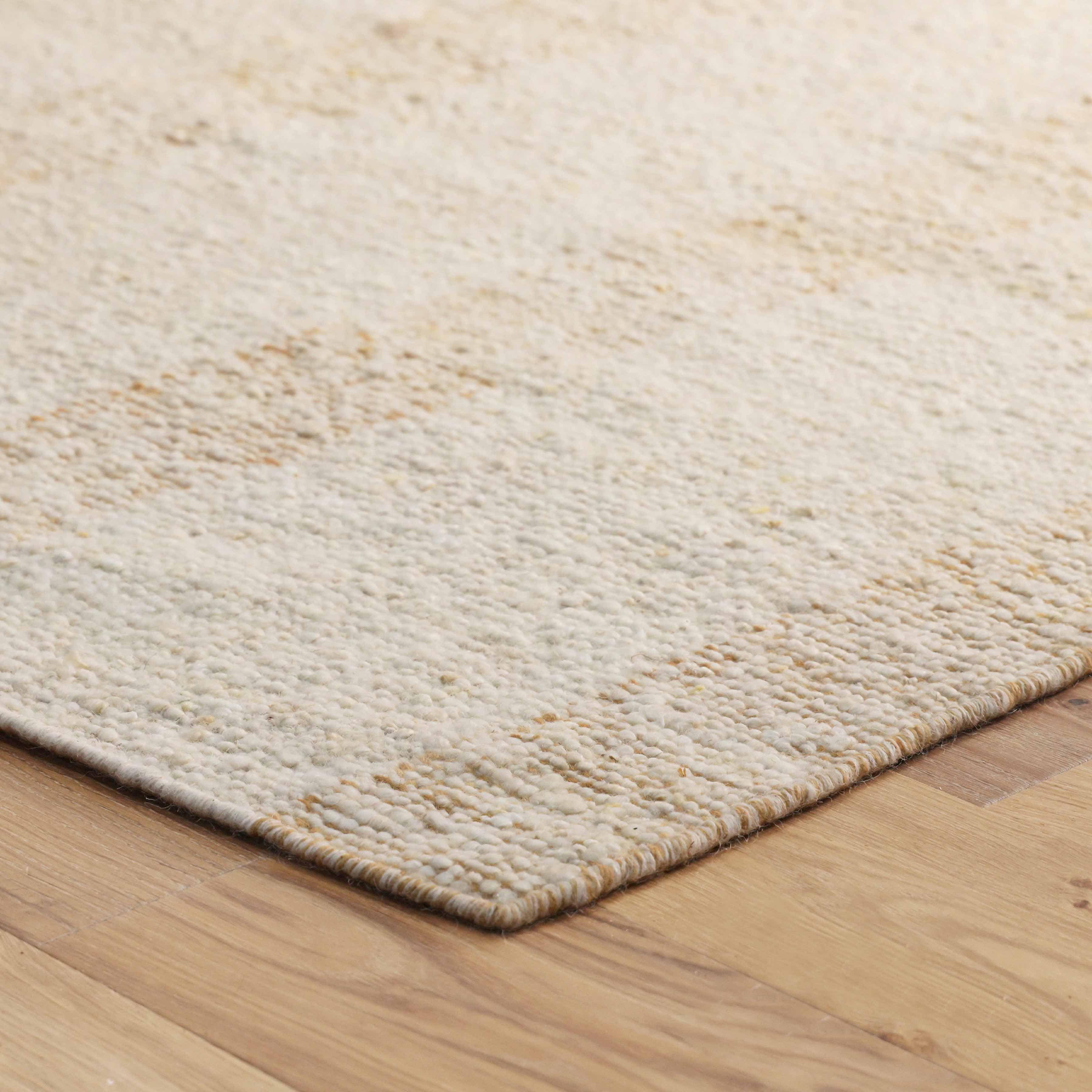 Natural Handwoven Area Rug in Ecru - Image 4