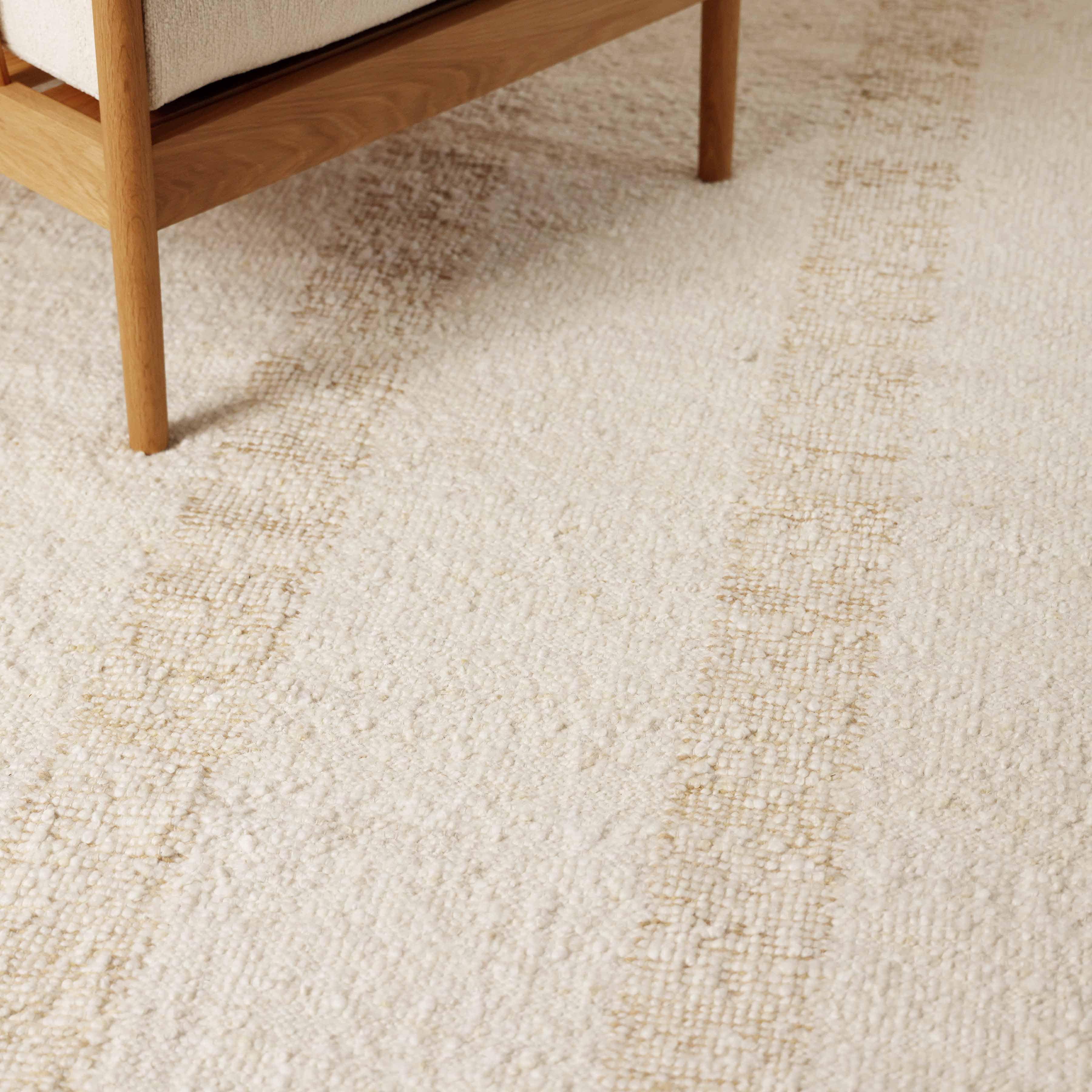 Natural Handwoven Area Rug in Ecru - Image 2