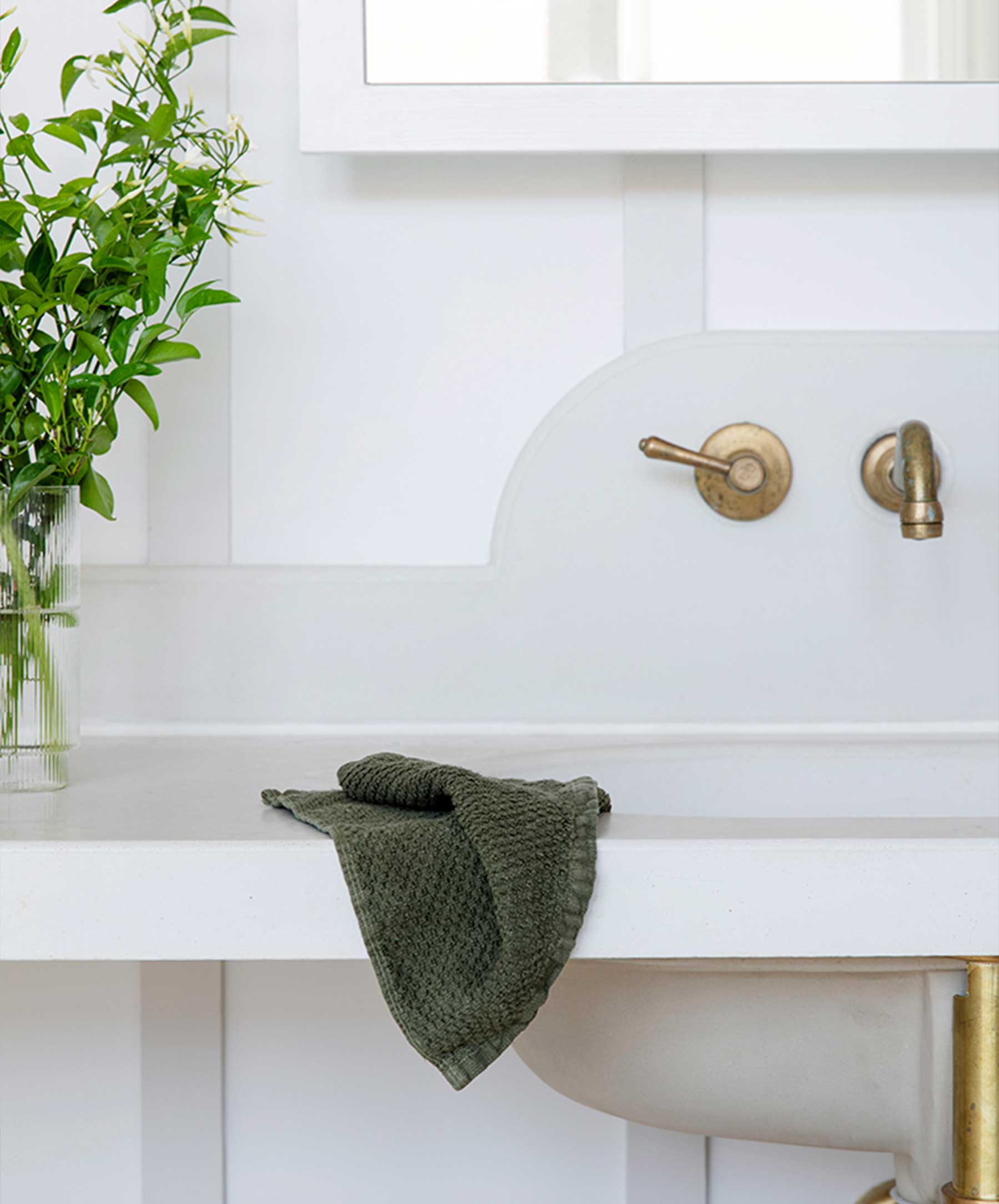 Forest Linen Bathroom Towel Set Collection - Image 3