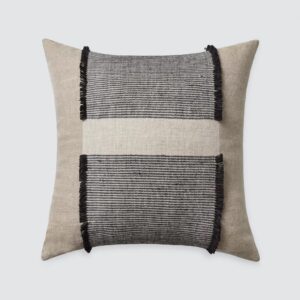 Refined Tonal Woven Decorative Pillow